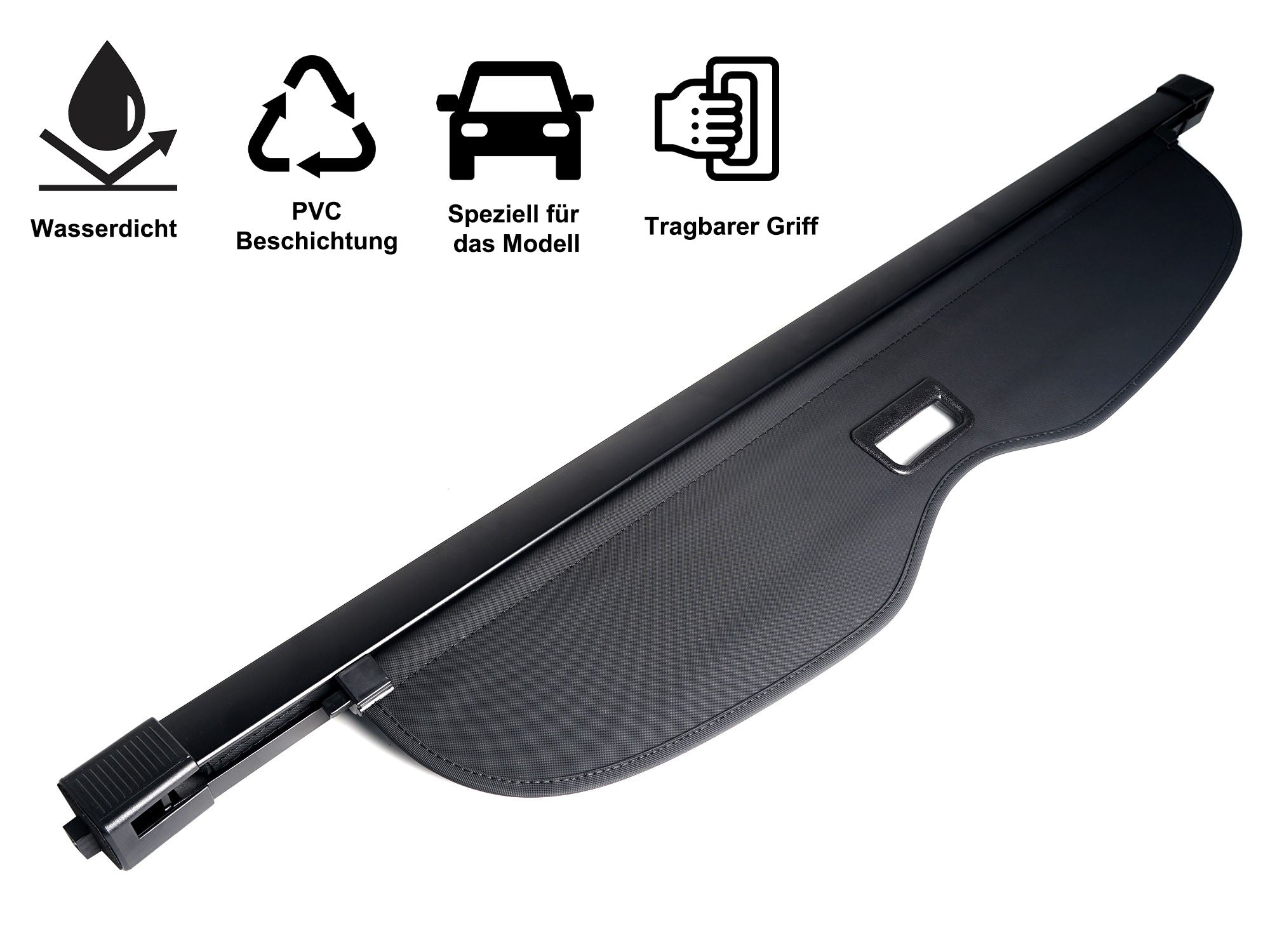 Für Jeep Grand Cherokee WK2  10-21 Laderaumabdeckung Abdeckrollo Kofferraum Rollo