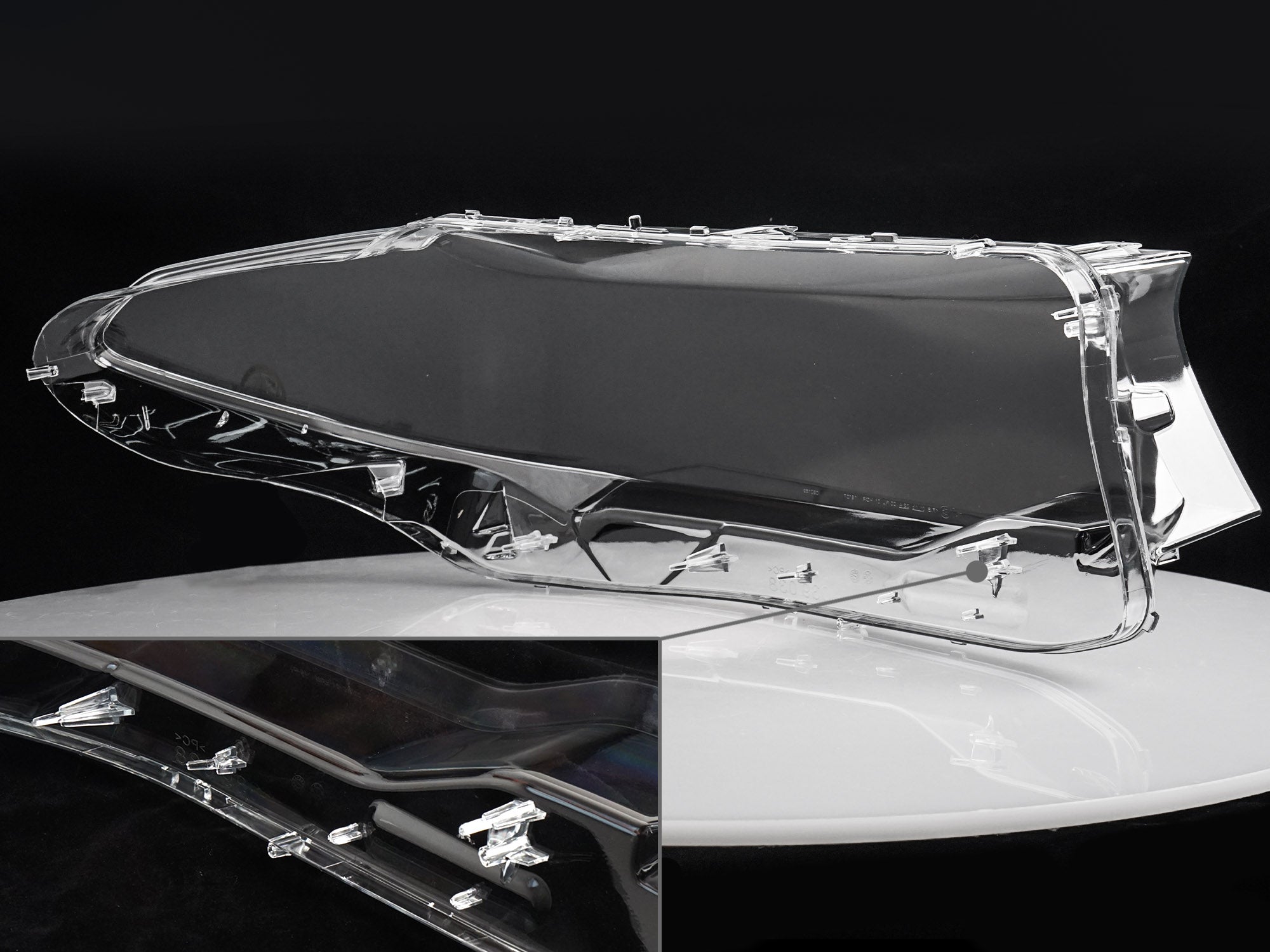 Paar Klar Scheinwerferabdeckungen Glas Streuscheibe für BMW 5er G30 G31 2016-2020