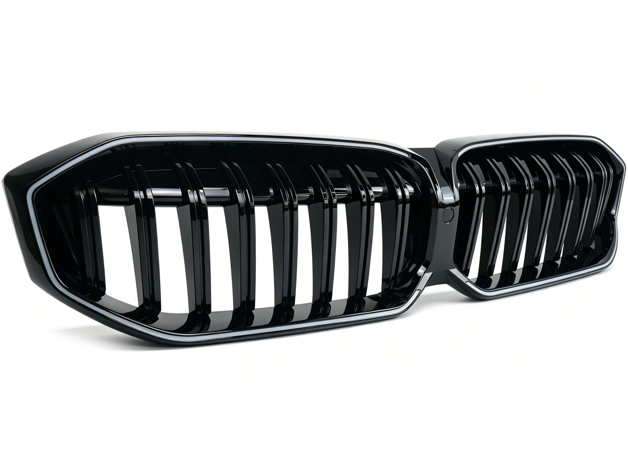 Schwarz LED Kühlergrill Nieren Grill Frontgrill für BMW 3er G20 G21 2023+