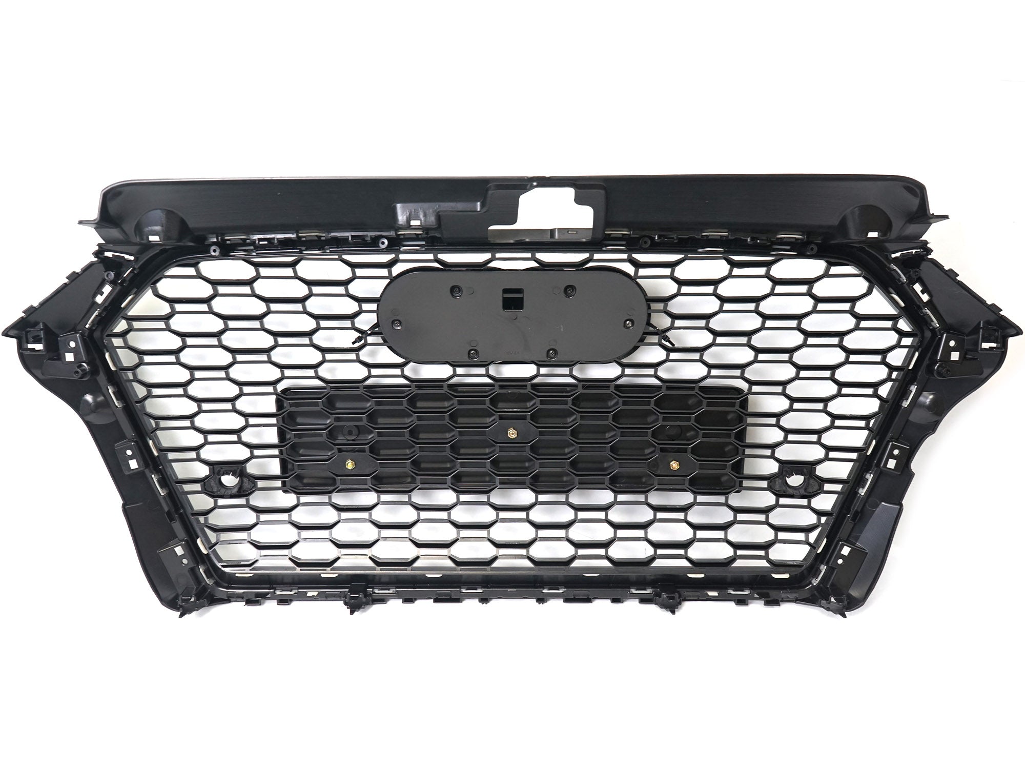 Sport Grill Wabengrill Kühlergrill Schwarz für AUDI A3 S3 8V S Line Facelift 2016-2020 NON ACC fg164