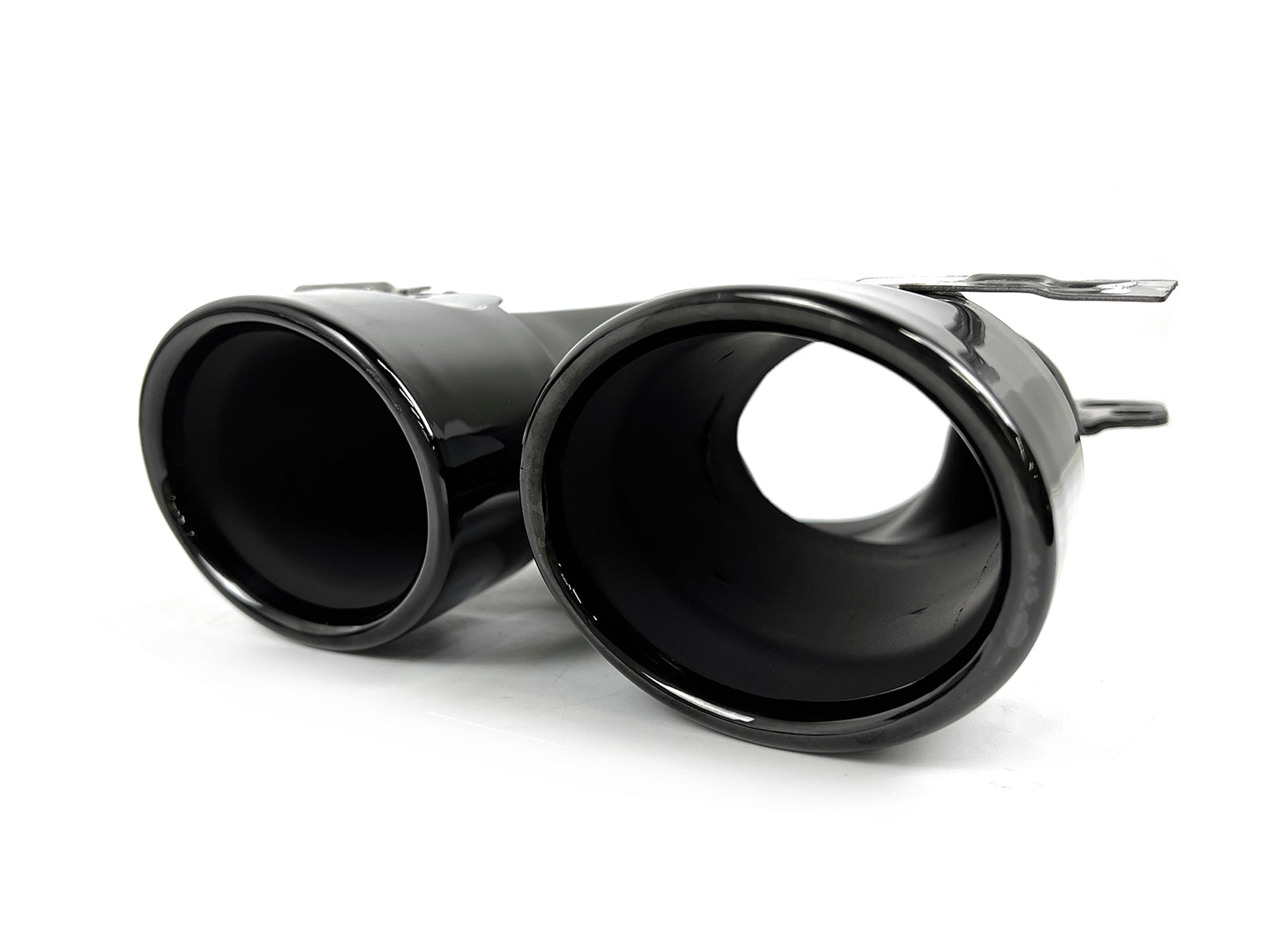 Diffusor Heckdiffusor + Auspuff Schwarz für Mercedes E-Klasse Coupe C238 A238 AMG Line 16-21