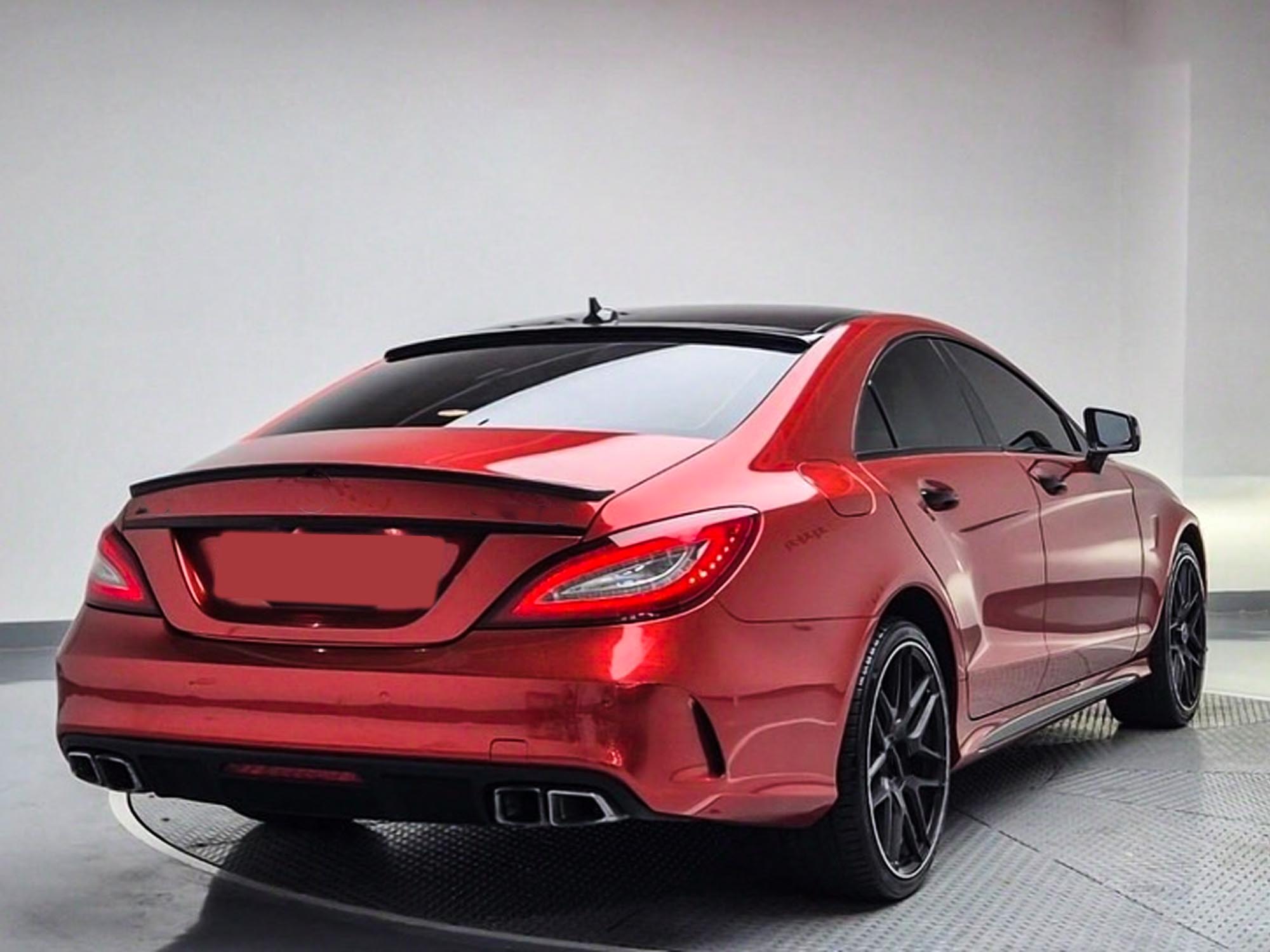 Heckdiffsor Endrohre Chrom für Mercedes CLS W218 C218 AMG Line 2011-2017