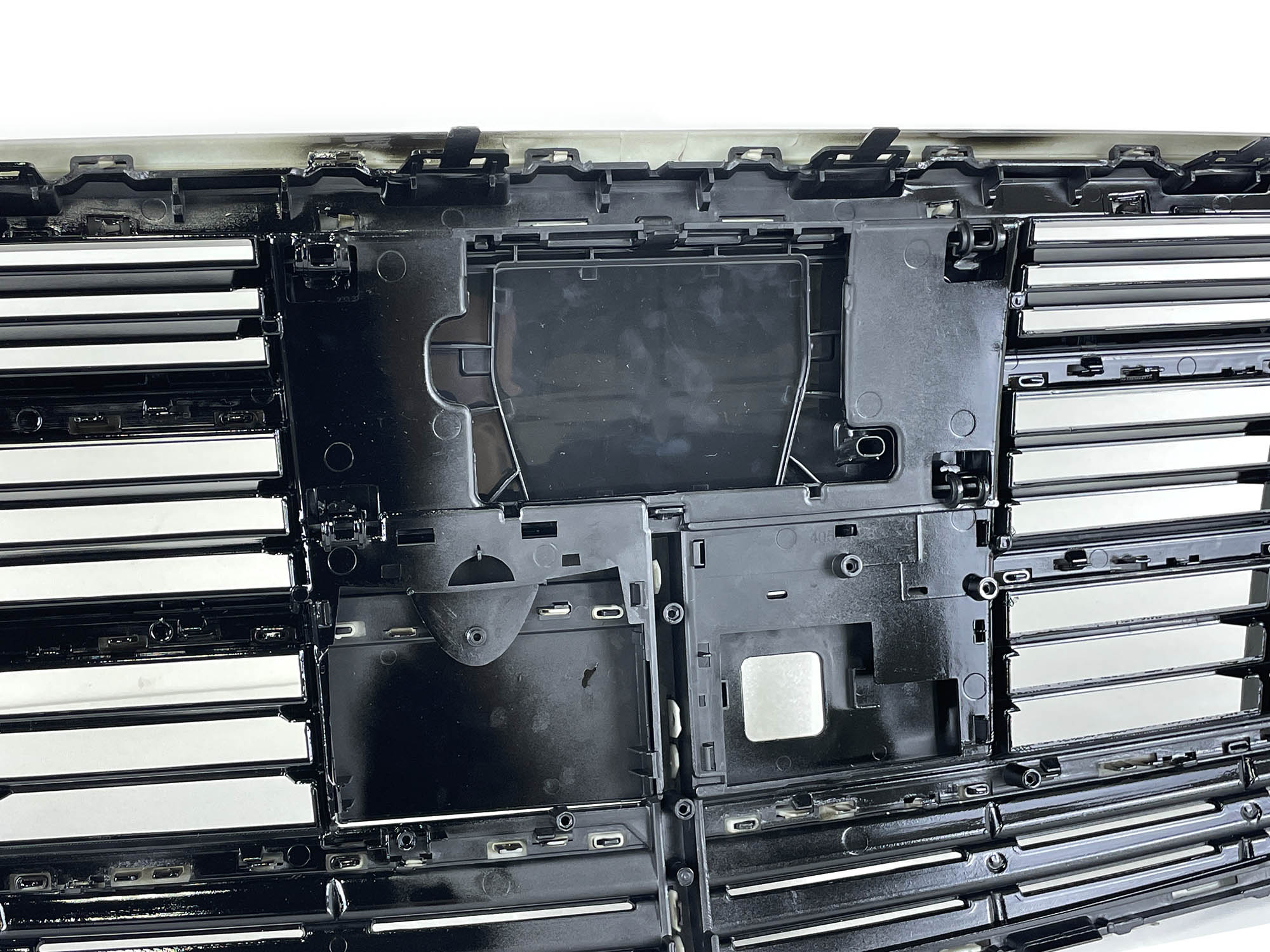 Schwarz Glanz Kühlergrill Frontgrill für Mercedes-Benz S-Klasse W223 Limo mit ACC ab20 fg300