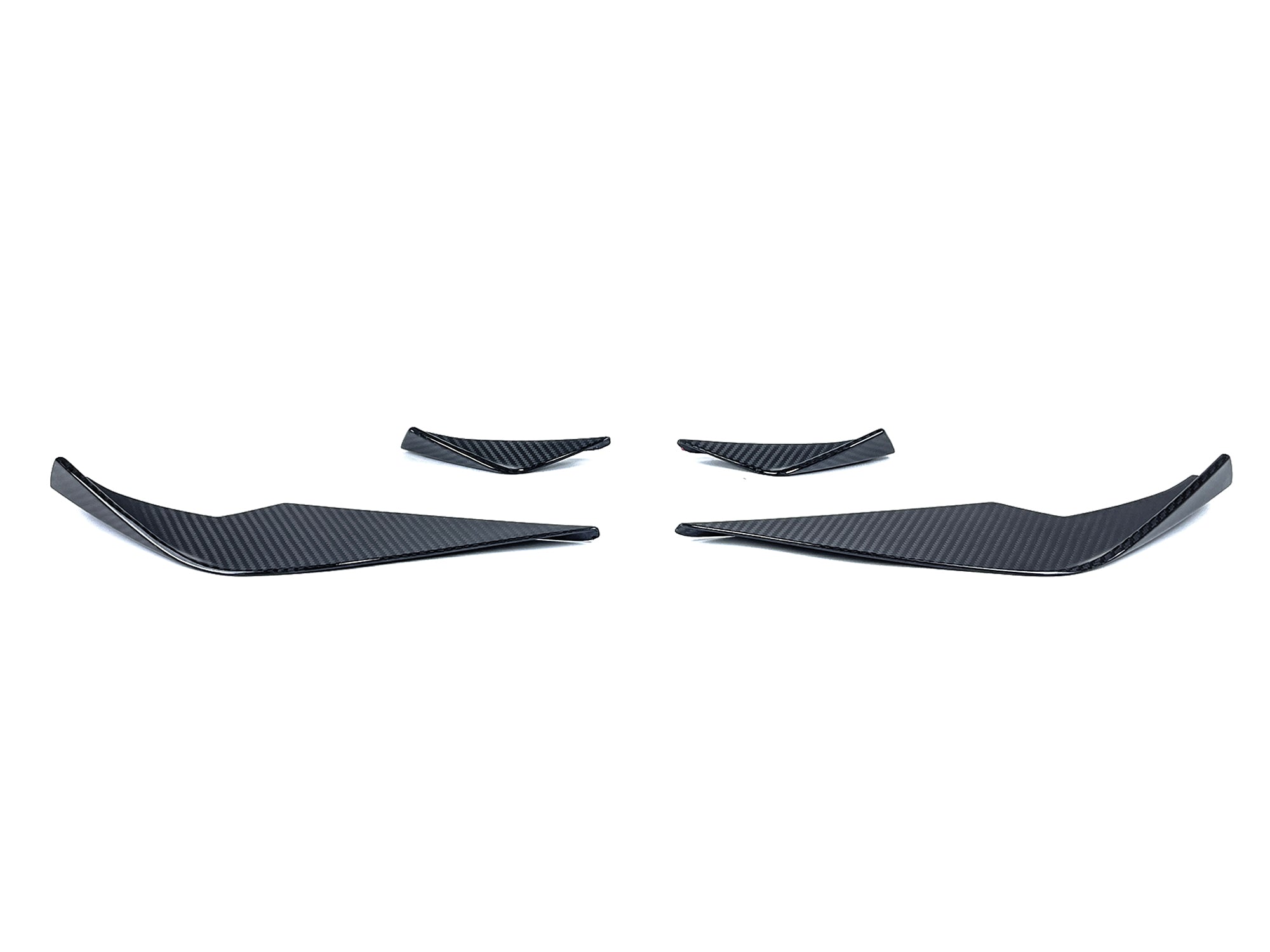 NEU 100% Carbon Fiber Front Stoßsstange Flaps Splitter Passend für G80 M3 G82 G83 M4 2021+