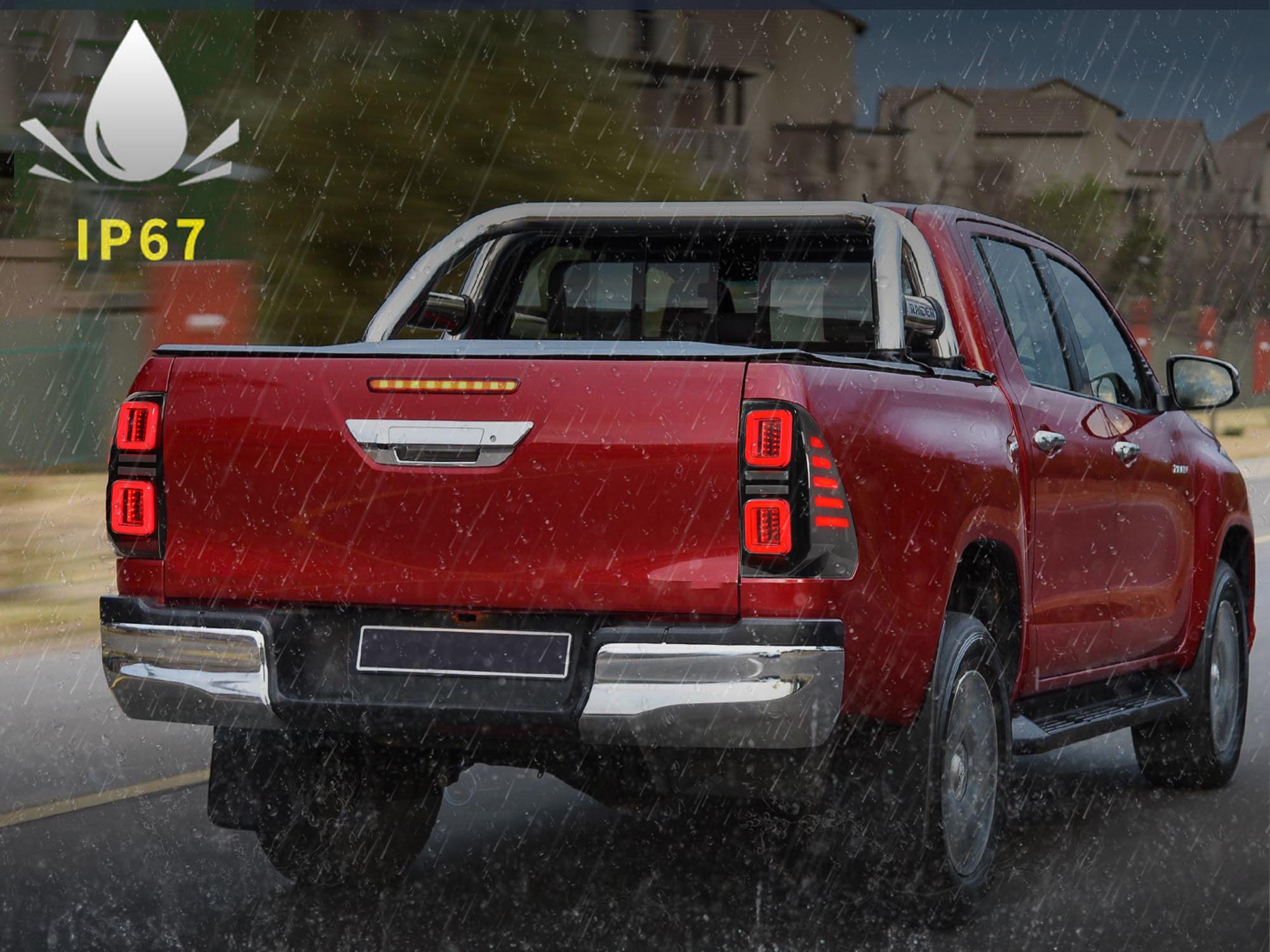 NEU LED Rückleuchten Heckleuchten Rücklicht Für Toyota Hilux Revo 2015-2020