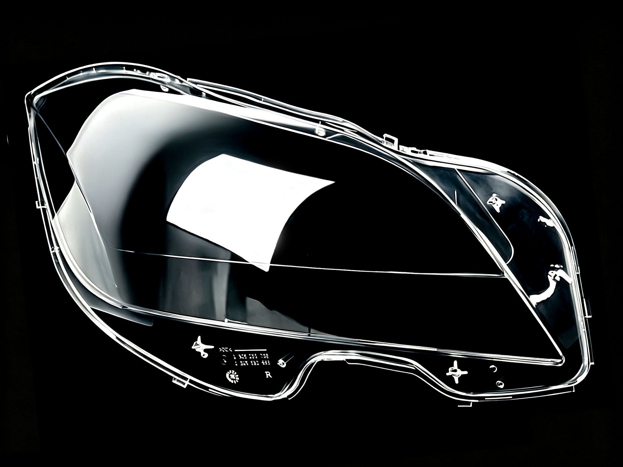 Rechts Scheinwerferglas Streuscheibe Abdeckung für Mercedes CLS W218 C218 10-14