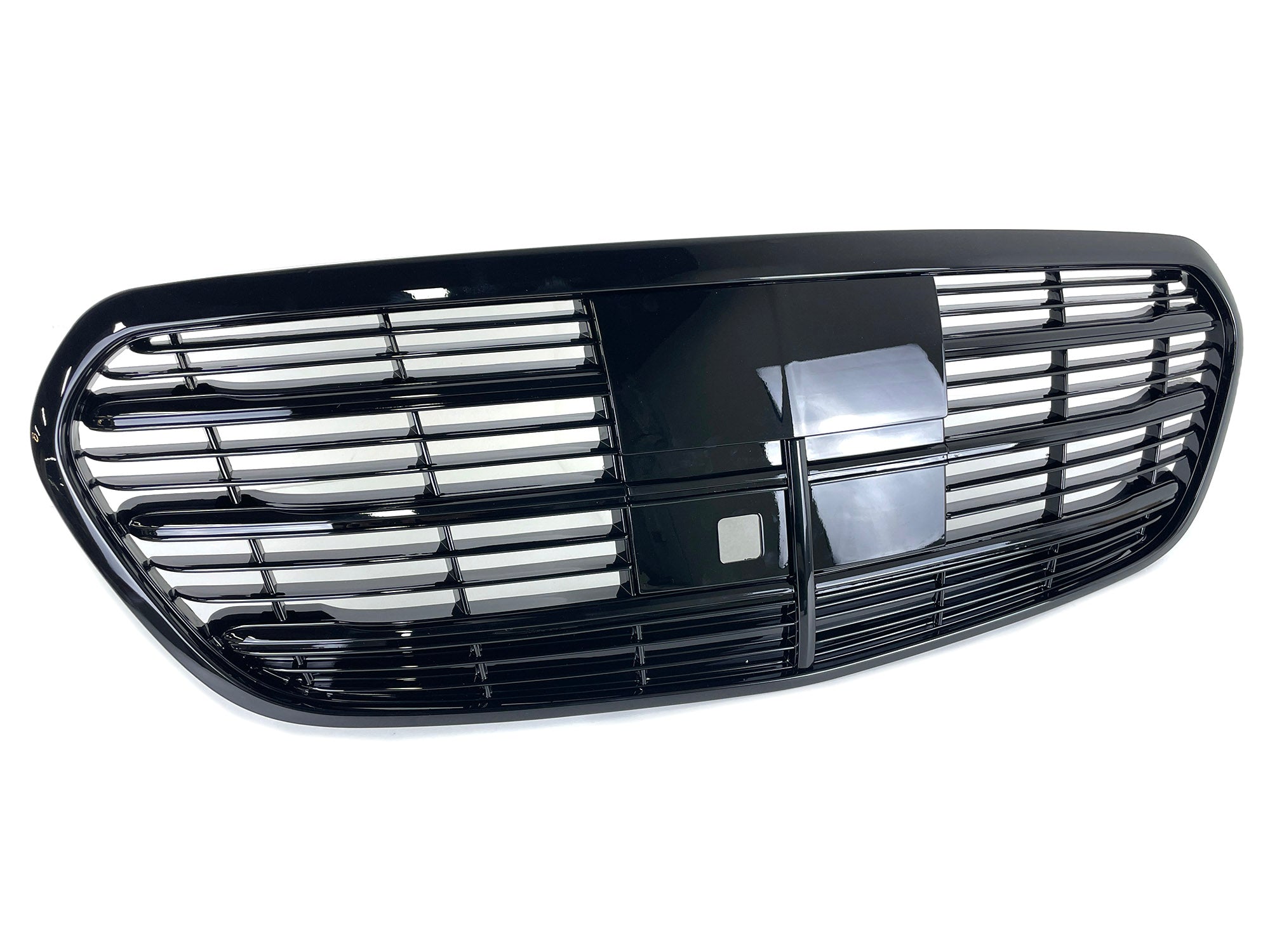 Schwarz Glanz Kühlergrill Frontgrill für Mercedes-Benz S-Klasse W223 Limo mit ACC ab20 fg300