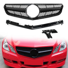 Schwarz Grill Kühlergrill Frontgrill für Mercedes E Kl. C207 A207 vor MOPF 09-13