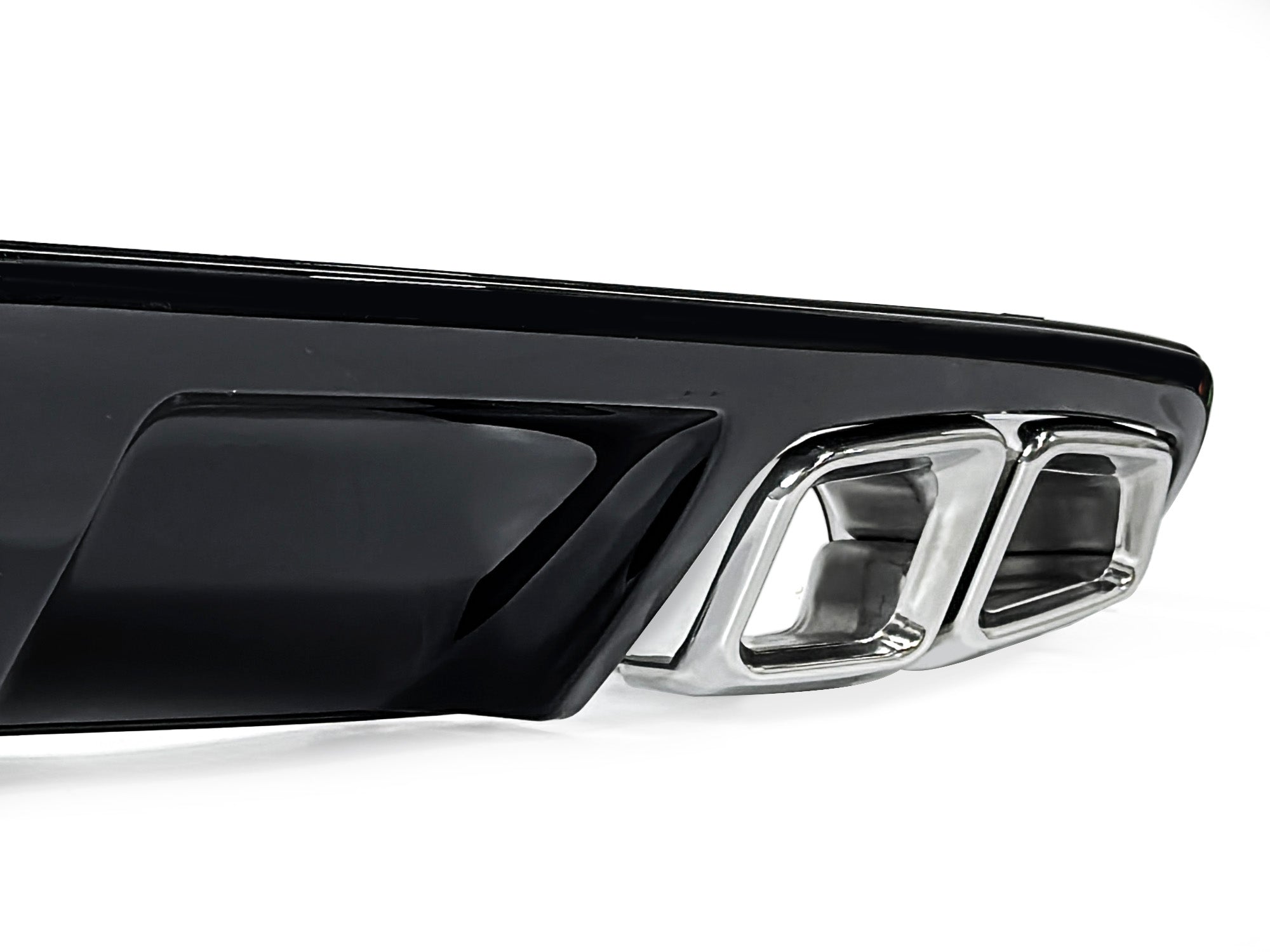 Heckdiffsor Endrohre Chrom für Mercedes CLS W218 C218 AMG Line 2011-2017