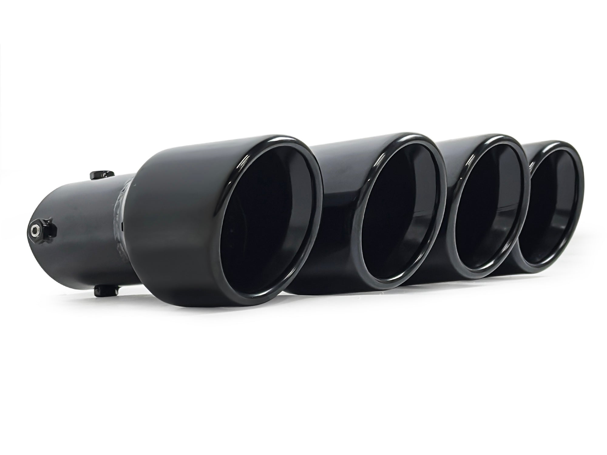 Schwarz Glanz Endrohr Auspuffblende für BMW G42 G20 G21 G22 G23 G26 Rohr 60-63mm