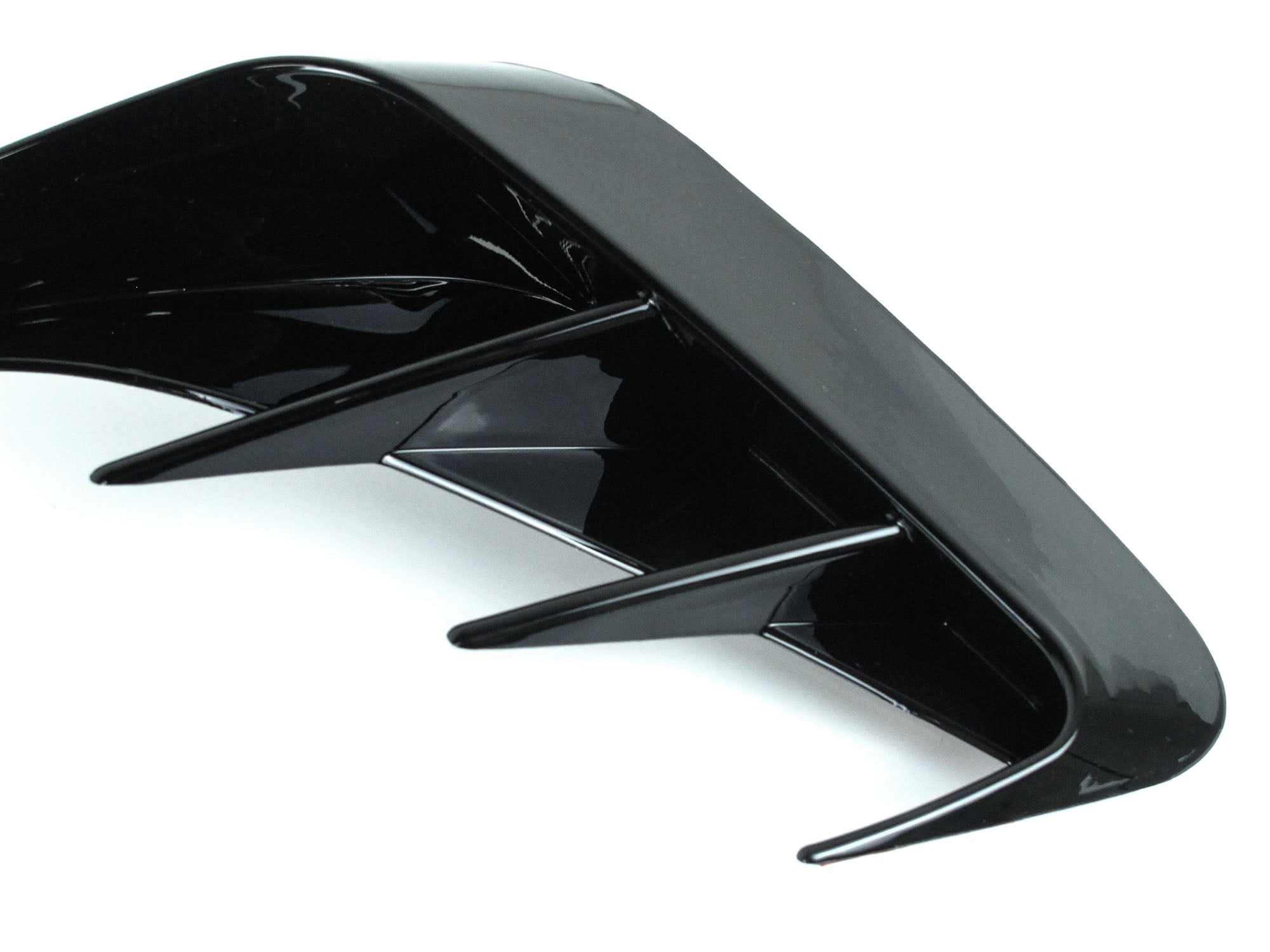 Stoßstange Heck Aero Flaps Canard Schwarz für BMW 3er G20 M Paket 19-22 vor LCI