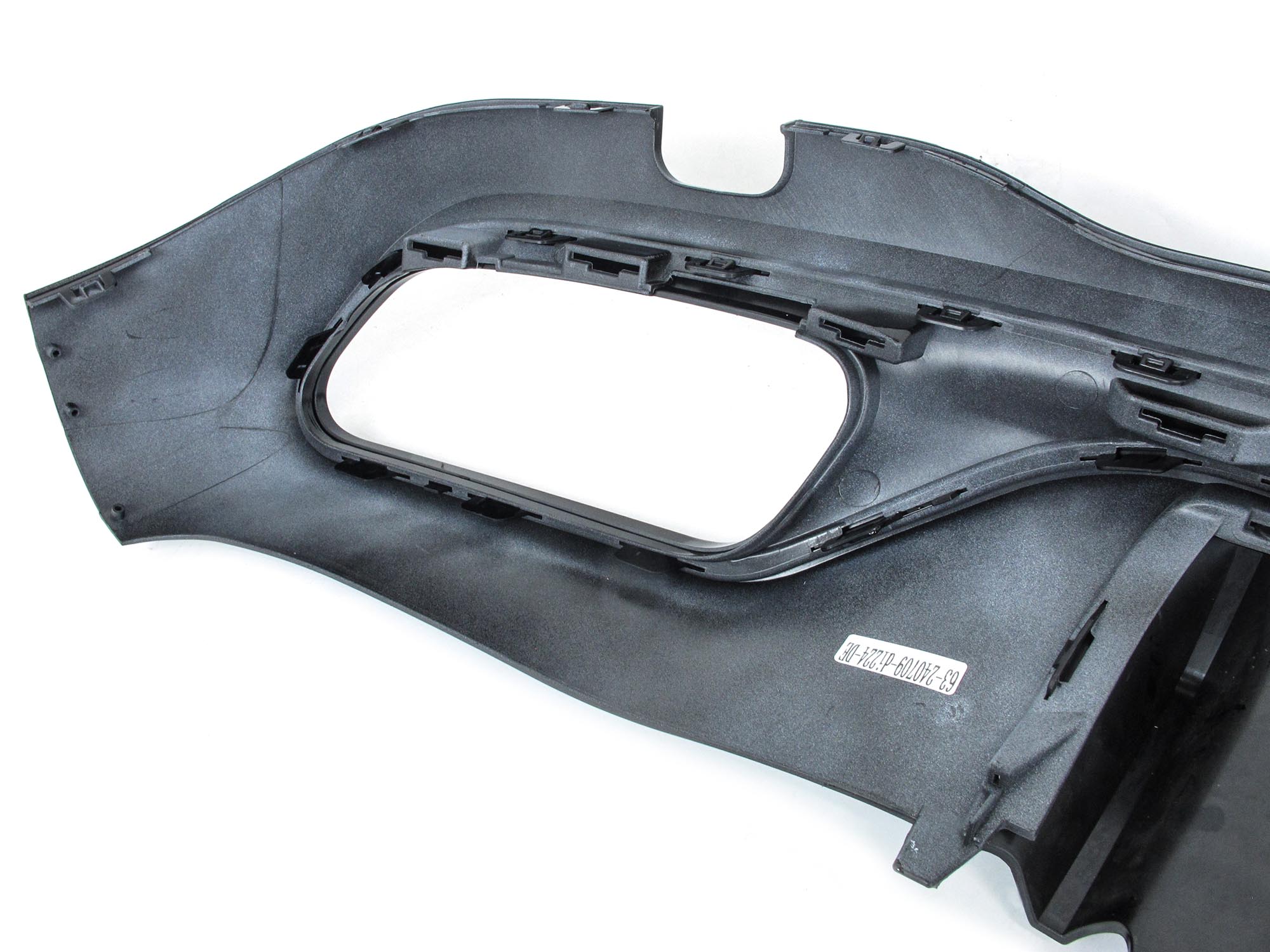 C63 Optik Heckdiffusor Diffusor Auspuff Schwarz Glanz für Mercedes W206 S206 AMG Line C43 AMG 2022+