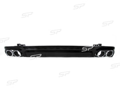 Diffusor Heckdiffusor + Auspuffblenden Chrom für AUDI A6 C8 Limo Avant S-Line ab 2018 di162