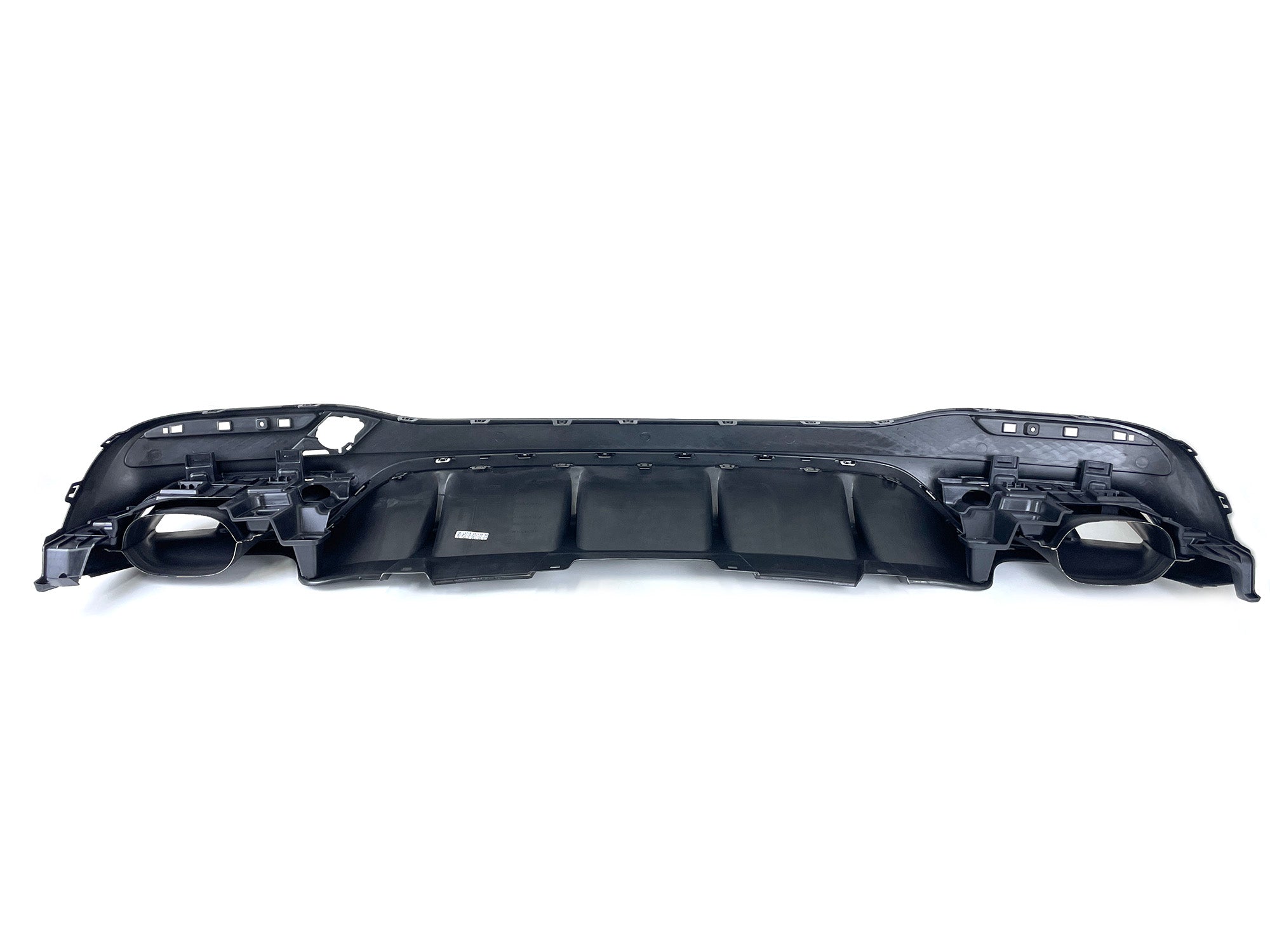 Heckdiffusor + Endrohre Schwarz für Mercedes GLS X166 AMG Line 2015-2019