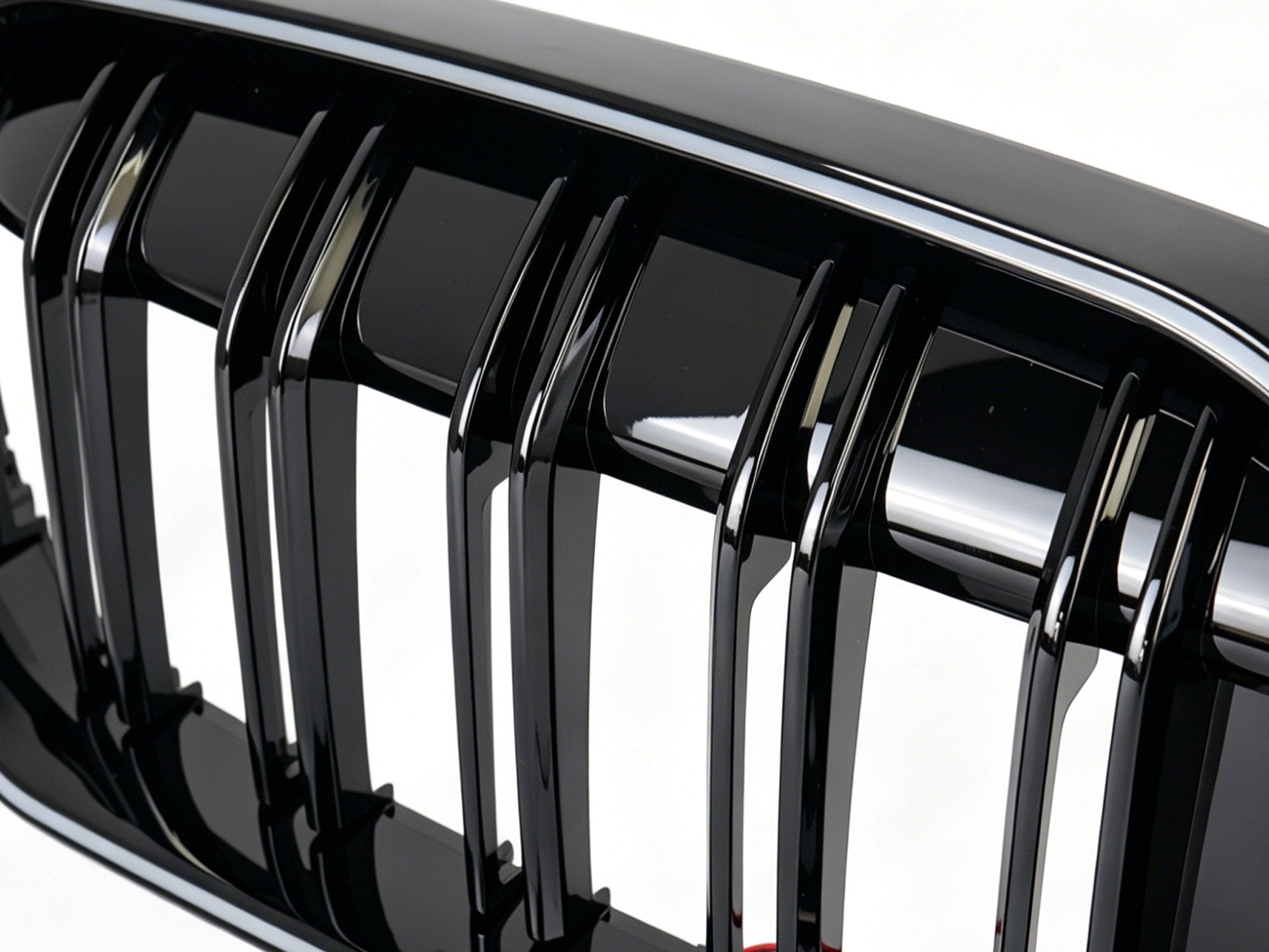 Doppelsteg LED Kühlergrill Grill Frontgrill Schwarz für BMW 3er G20 G21 2023+