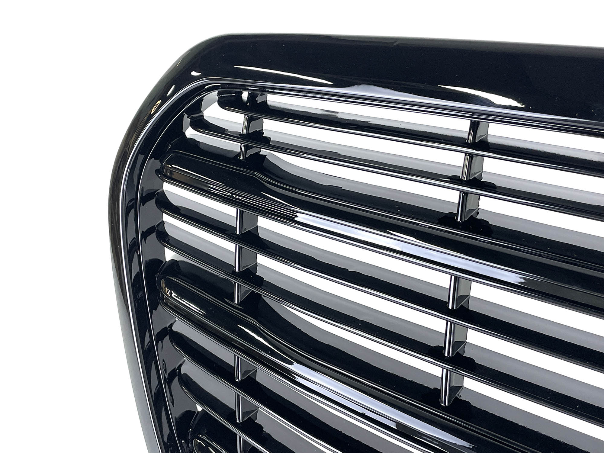 Schwarz Glanz Kühlergrill Frontgrill für Mercedes-Benz S-Klasse W223 Limo mit ACC ab20 fg300