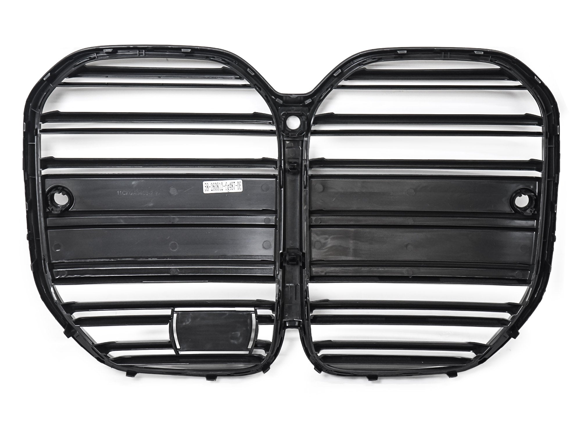 Schwarz Doppelsteg Kühlergrill Grill Frontgrill für BMW 4er G22 G23 mit ACC ab 2020
