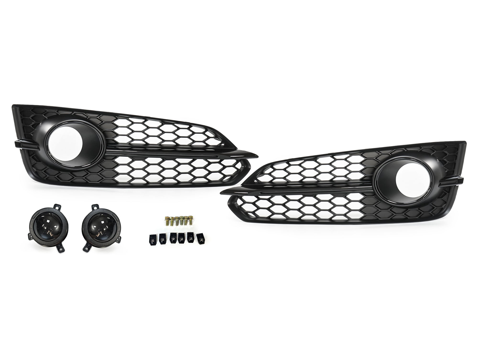 Lüftungsgitter Blenden Grill Gitter Schwarz für Audi A8 S8 D4 4H S-Line 13-17 MOPF mit ACC