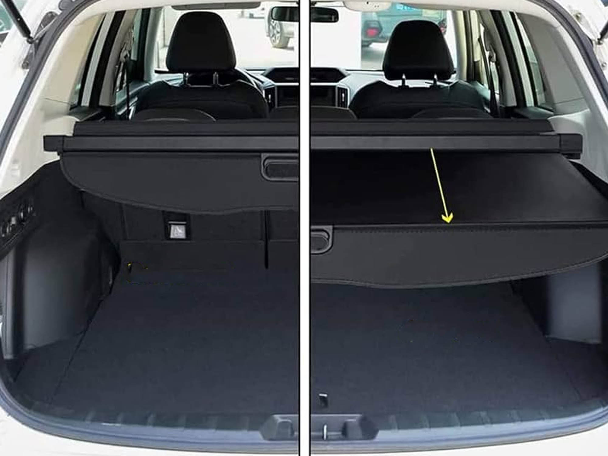 Für Mercedes Benz GLS X166 2013-2019 Schwarz Laderaumabdeckung Abdeckrollo Kofferraum Rollo