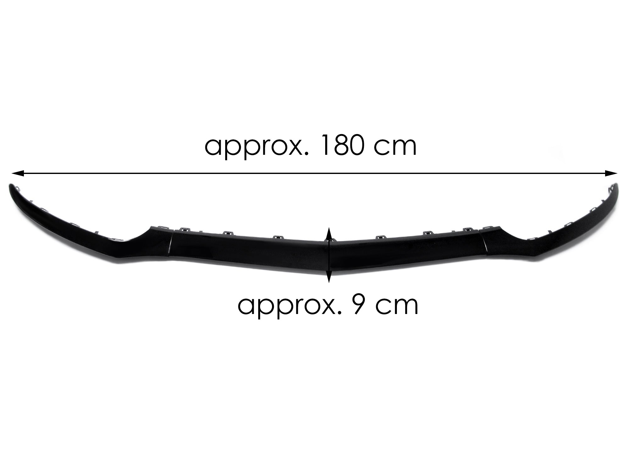 Schwarz Front Stoßstange Frontspoiler Frontlippe für Mercedes Benz CLS W218 2014-2018 di109