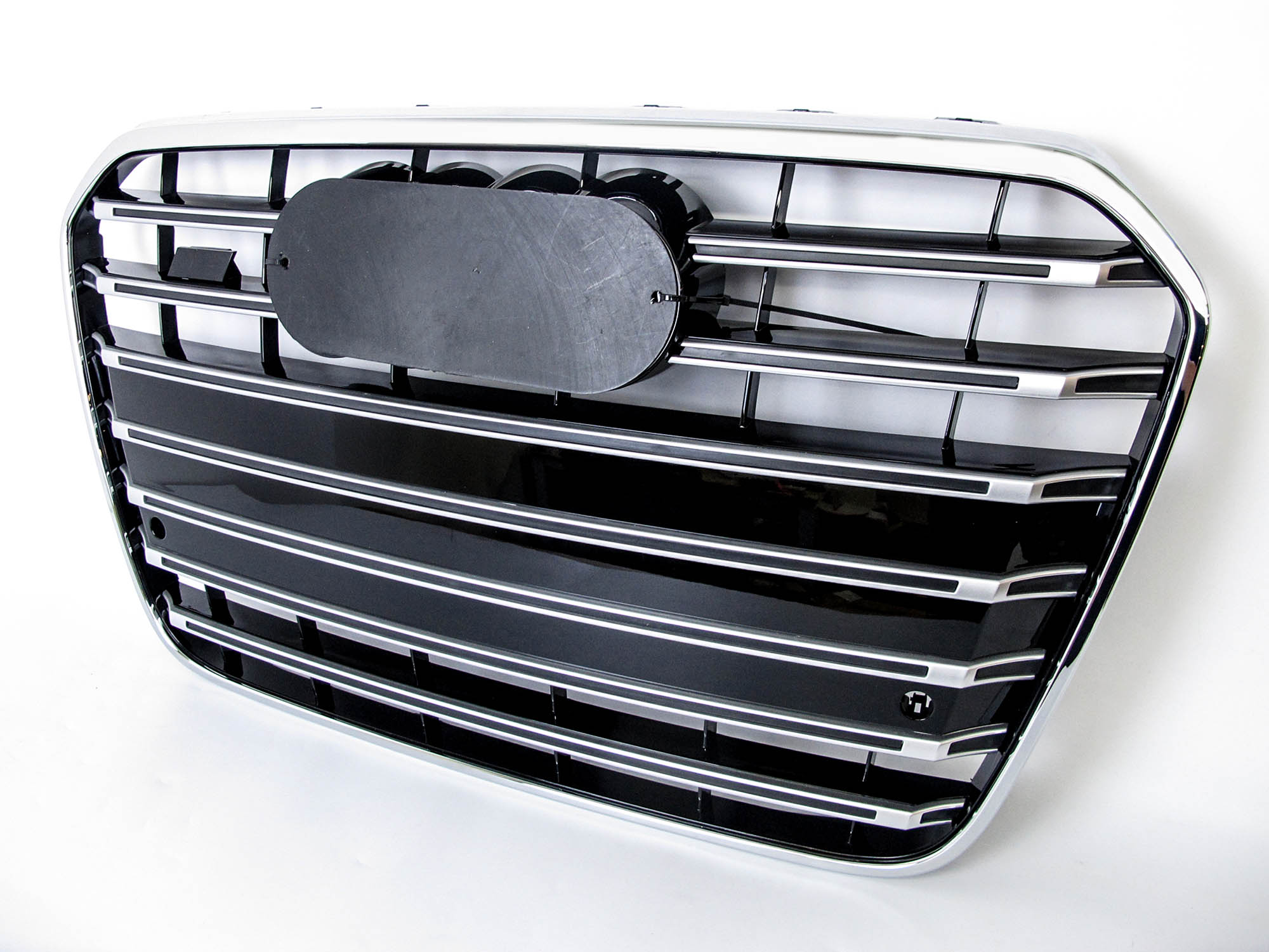 Frontgrill Kühlergrill Grill Schwarz Chrom für AUDI A6 C7 S6 4G 11-14 vor MOPF