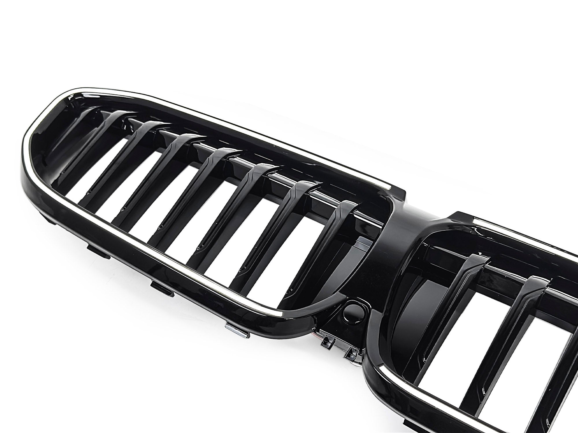 Schwarz LED Kühlergrill Grill Frontgrill für BMW 3er G20 G21 2019-2022 vor LCI