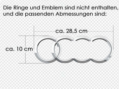 Grill Wabengrill Kühlergrill Schwarz für AUDI A4 B8 Limo Avant 2007-2011 fg197