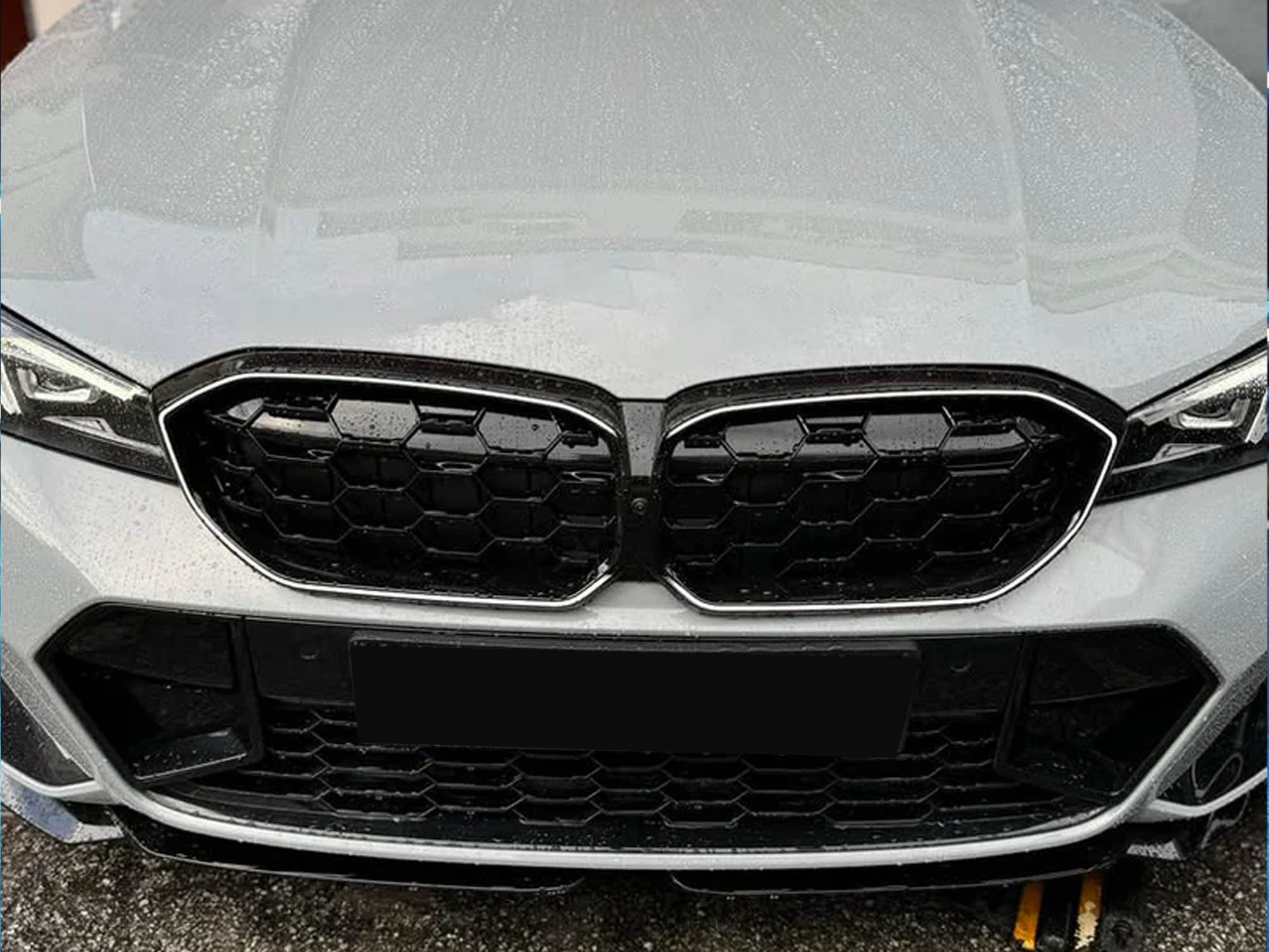 Schwarz LED Diamantgrill Kühlergrill Grill für BMW 3er G20 G28 G21 LCI 23+