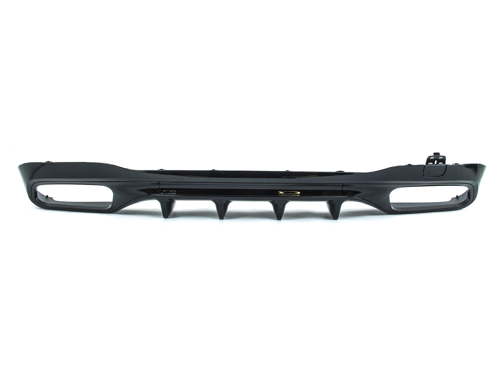 C63 Optik Heckdiffusor Diffusor Auspuff Schwarz Glanz für Mercedes W206 S206 AMG Line C43 AMG 2022+