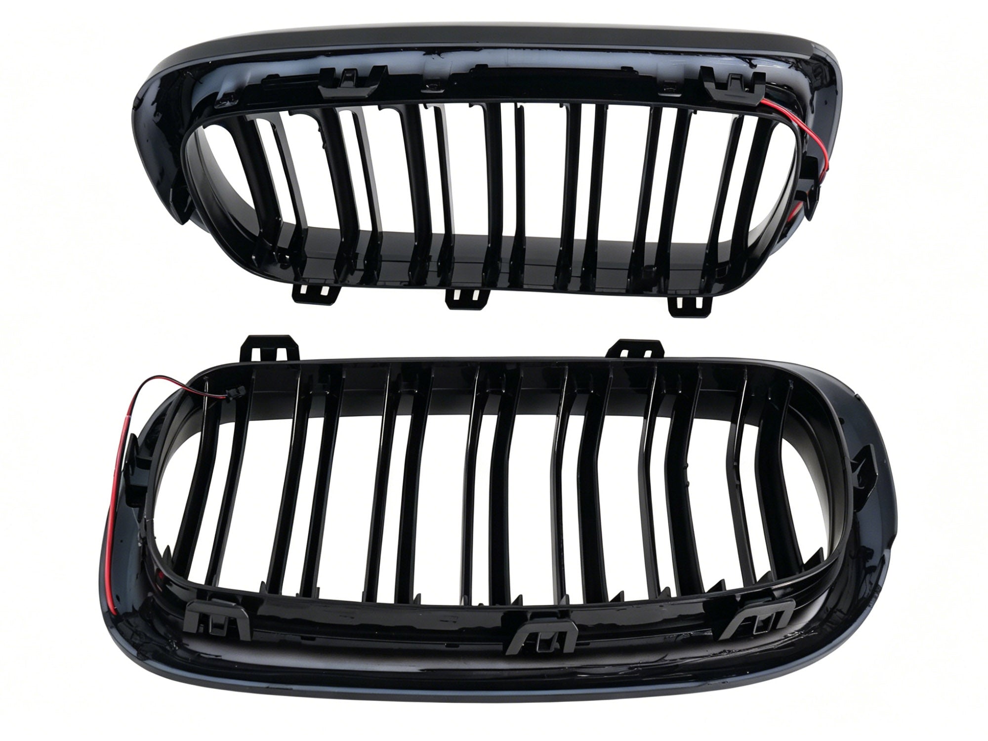 Schwarz LED Kühlergrill Grill Frontgrill für BMW X5 F15 X6 F16 14-18