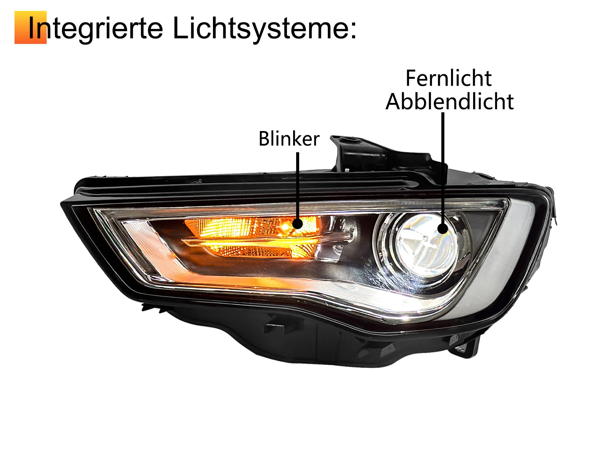 Scheinwerfer Frontscheinwerfer für Audi A3 8V 12-16 Links Fahrerseite