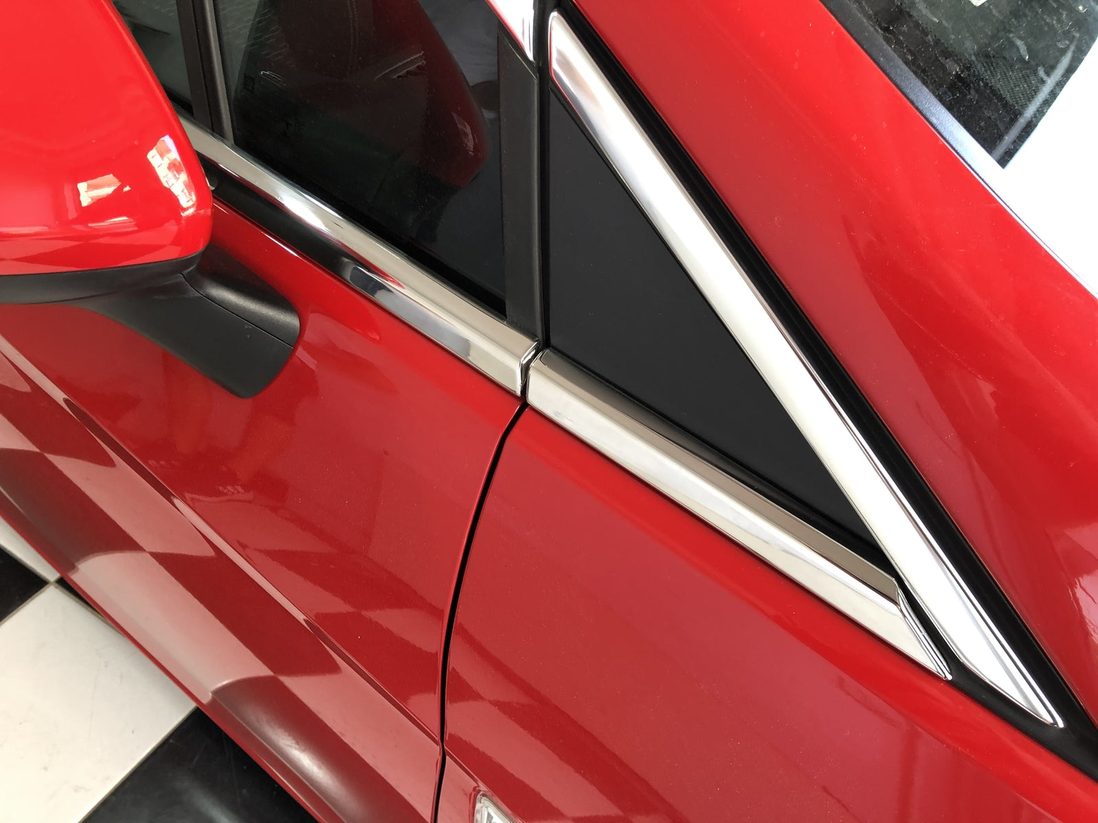 Fensterleisten Zierleisten für Opel Astra K ab 2015 6 tlg Edelstahl Fensterrahmen