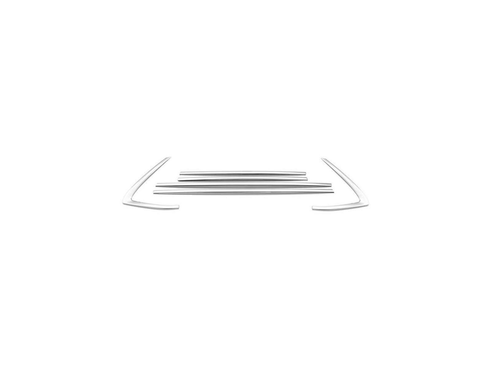 Fensterleisten für Opel Corsa F ab 2019 6 tlg Edelstahl Chrom Zierleisten