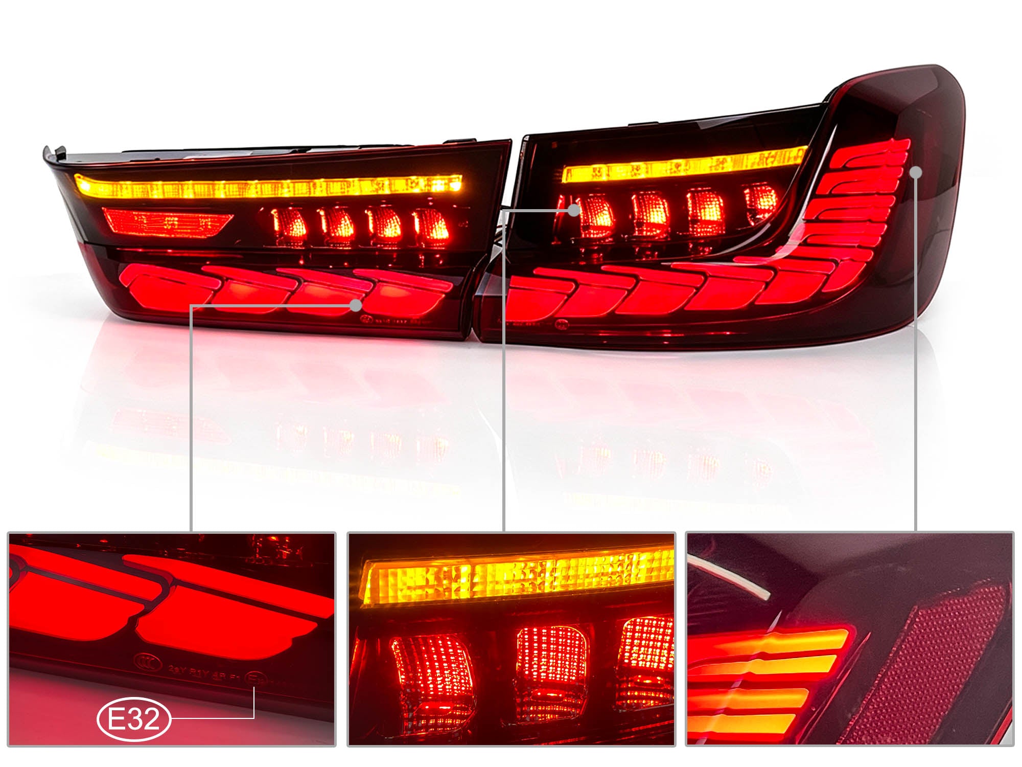 NEU LED Rücklicht Rückleuchten Passend für 3er G20 Heckleuchte G80 Limousine 2019-2022