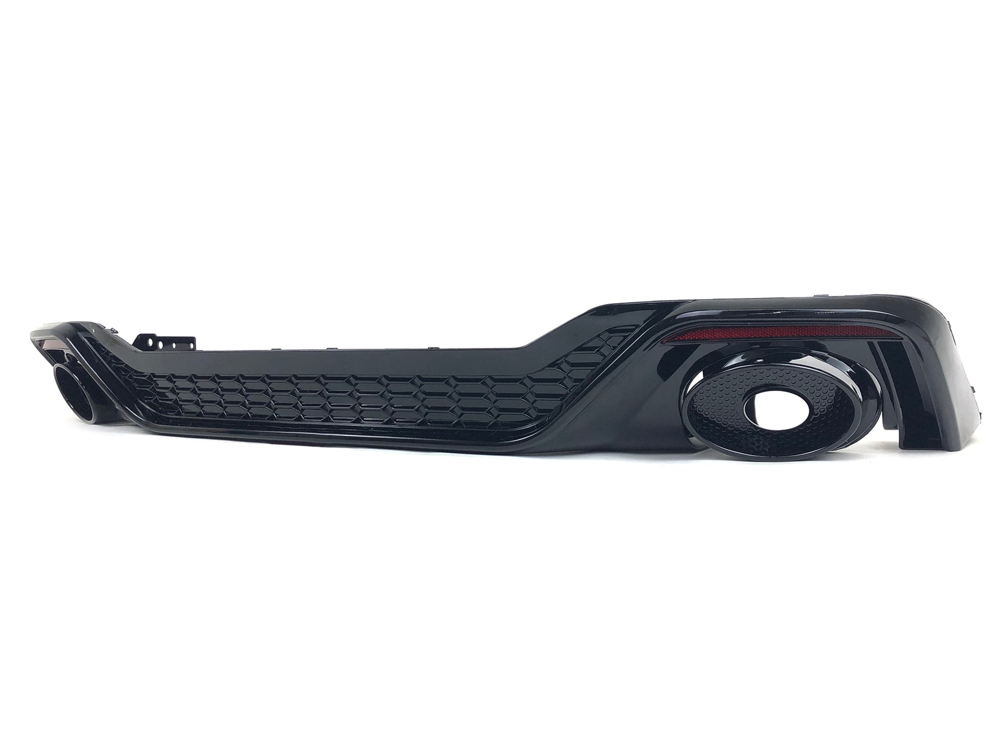 Schwarz Diffusor Heckdiffusor Auspuffblende für Audi A5 F5 S Line 2020+