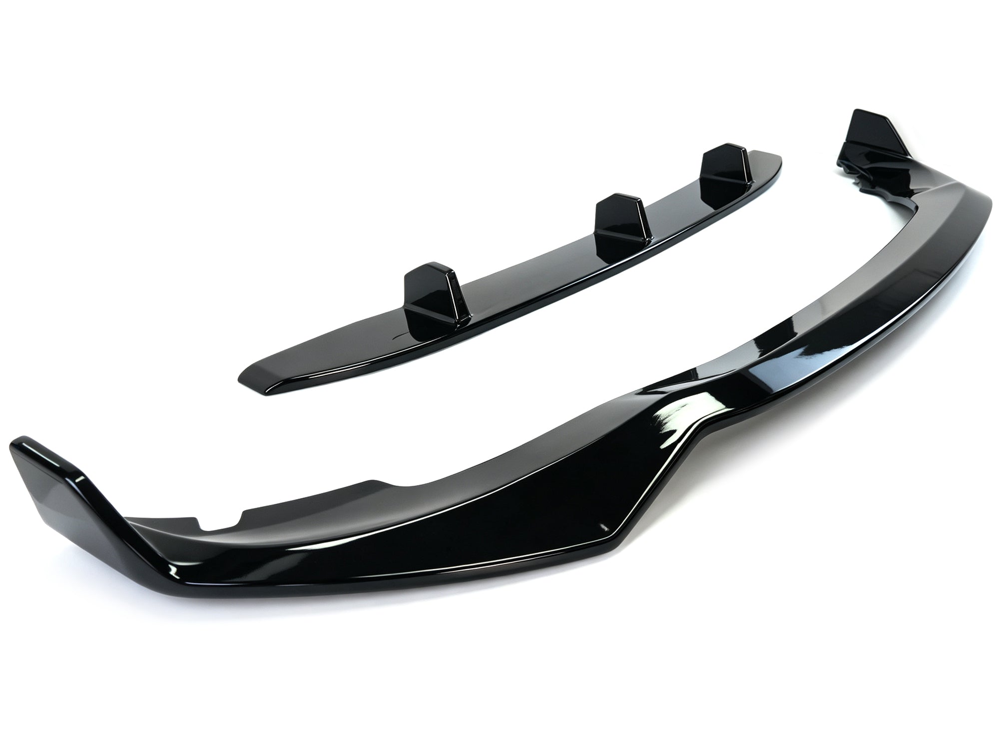 Schwarz Frontspoiler Spoiler Lippe Stoßstange für BMW X5 G05 Mit M Paket 19-23