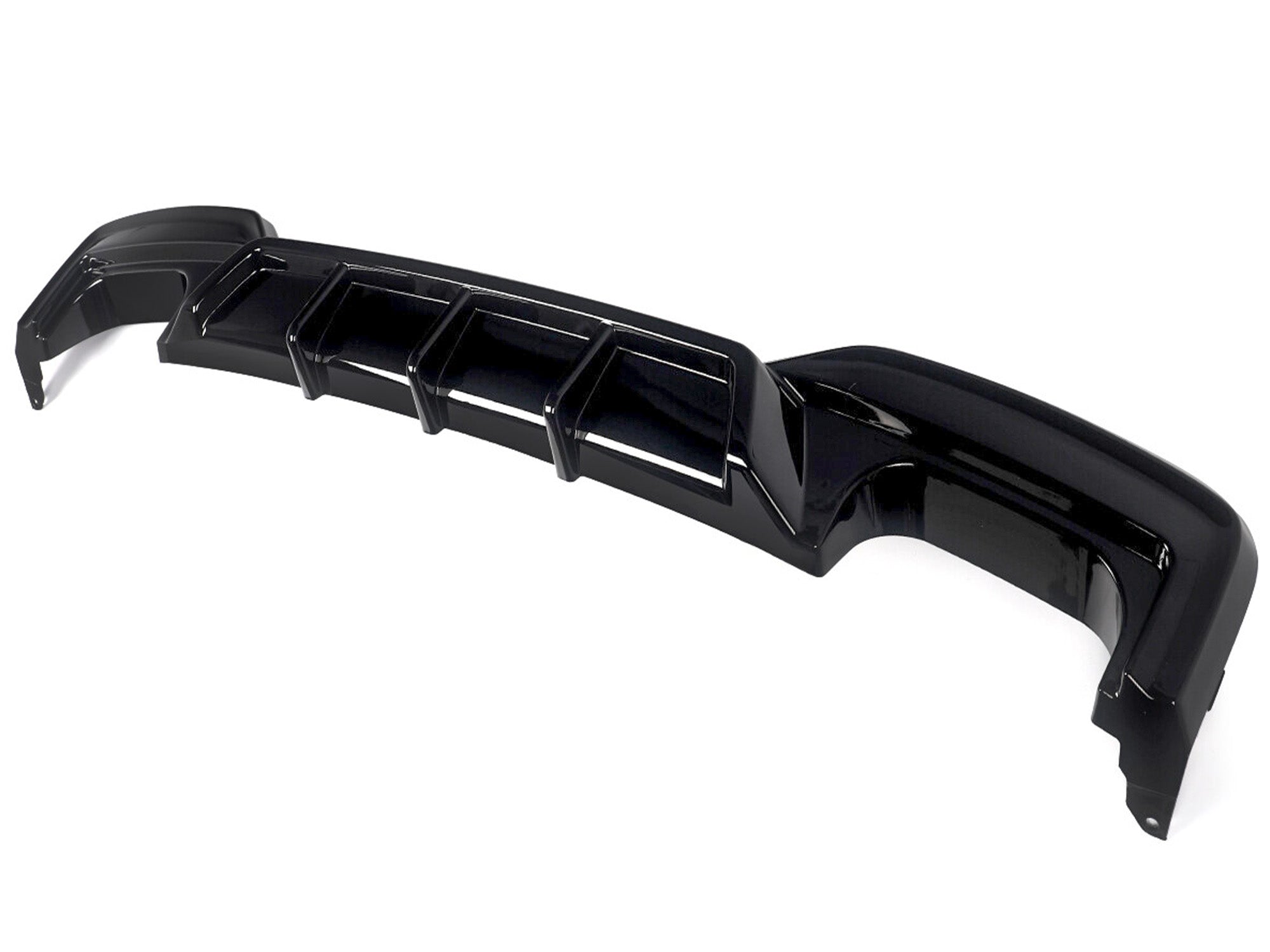 Schwarz Glanz Diffusor Heckdiffusor für BMW 6er F06 F12 F13 M Paket 2011-2018 OHNE ABE