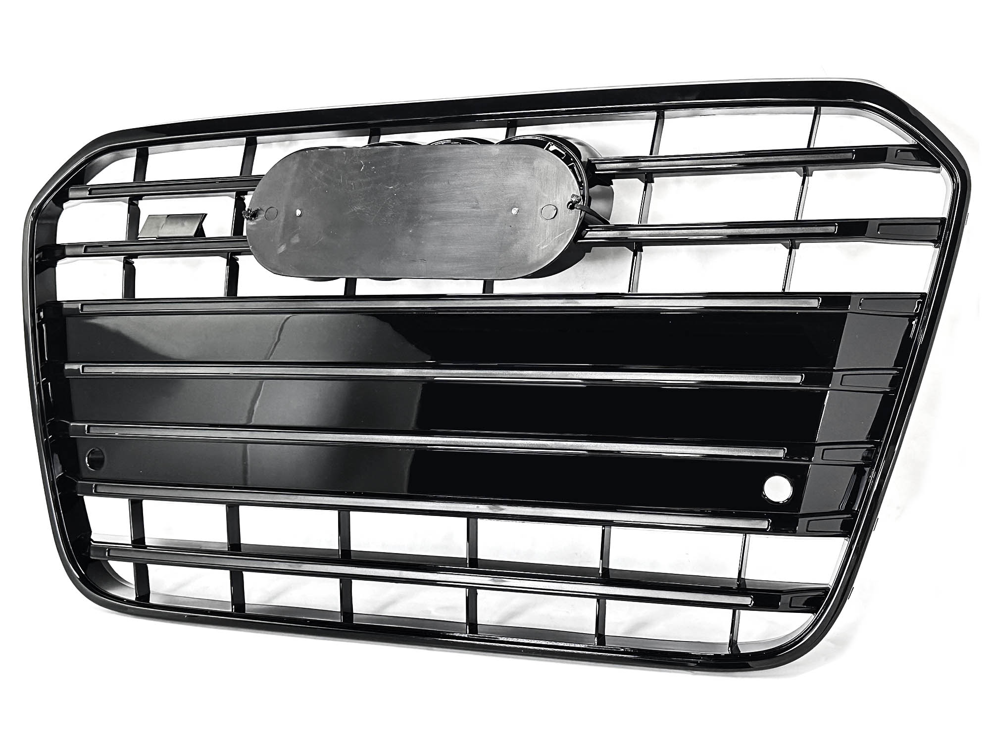 Schwarz Glanz Kühlergrill Grill für AUDI A6 C7 S6 4G Limo Avant 11-14 vor MOPF