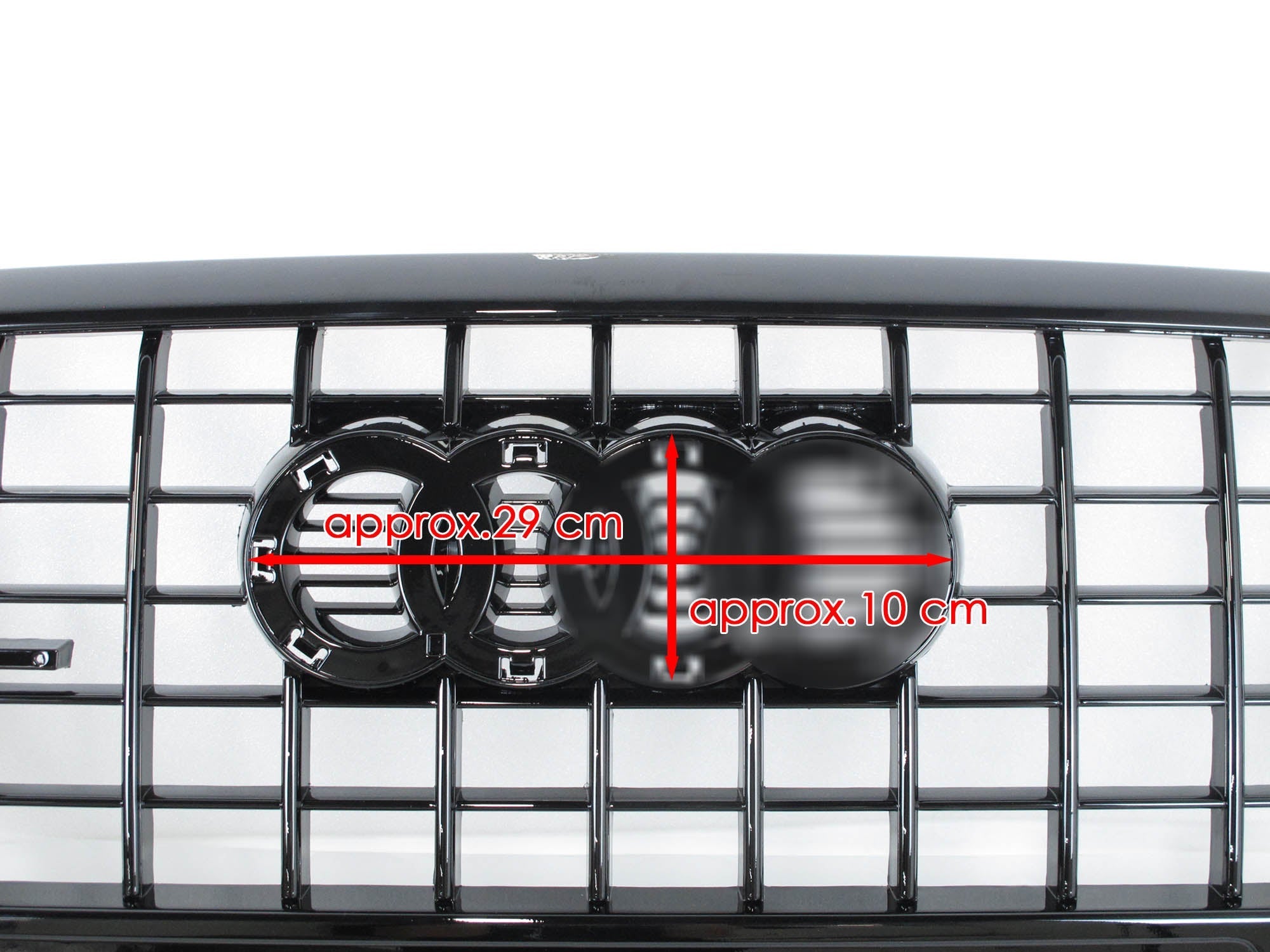 Frontgrill Kühlergrill Grill Schwarz Glänzend für Audi Q5 8R 2008-2012 VFL