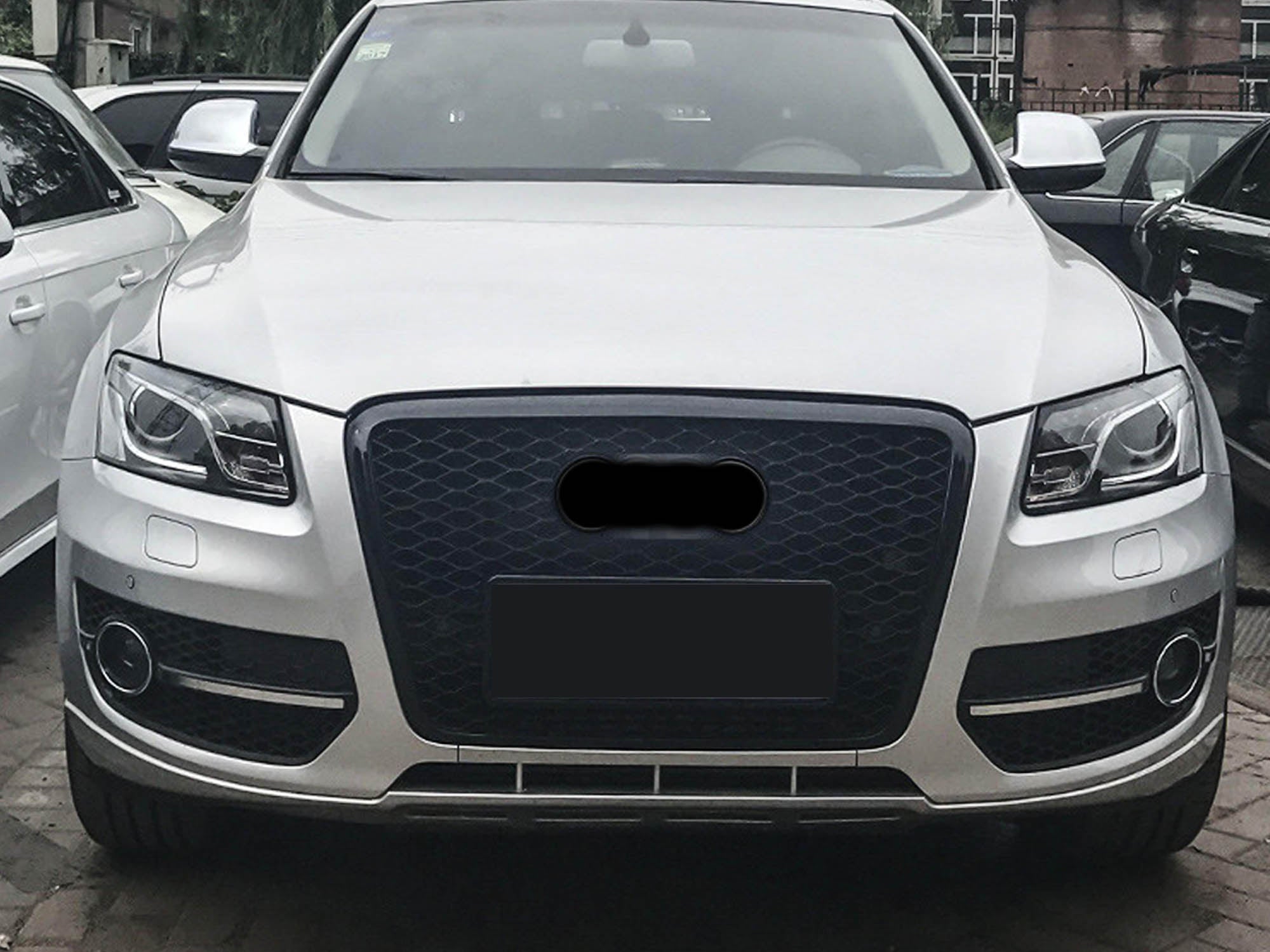 Schwarz Kühlergrill Front Grill Wabengrill für AUDI Q5 8R 2008-2012