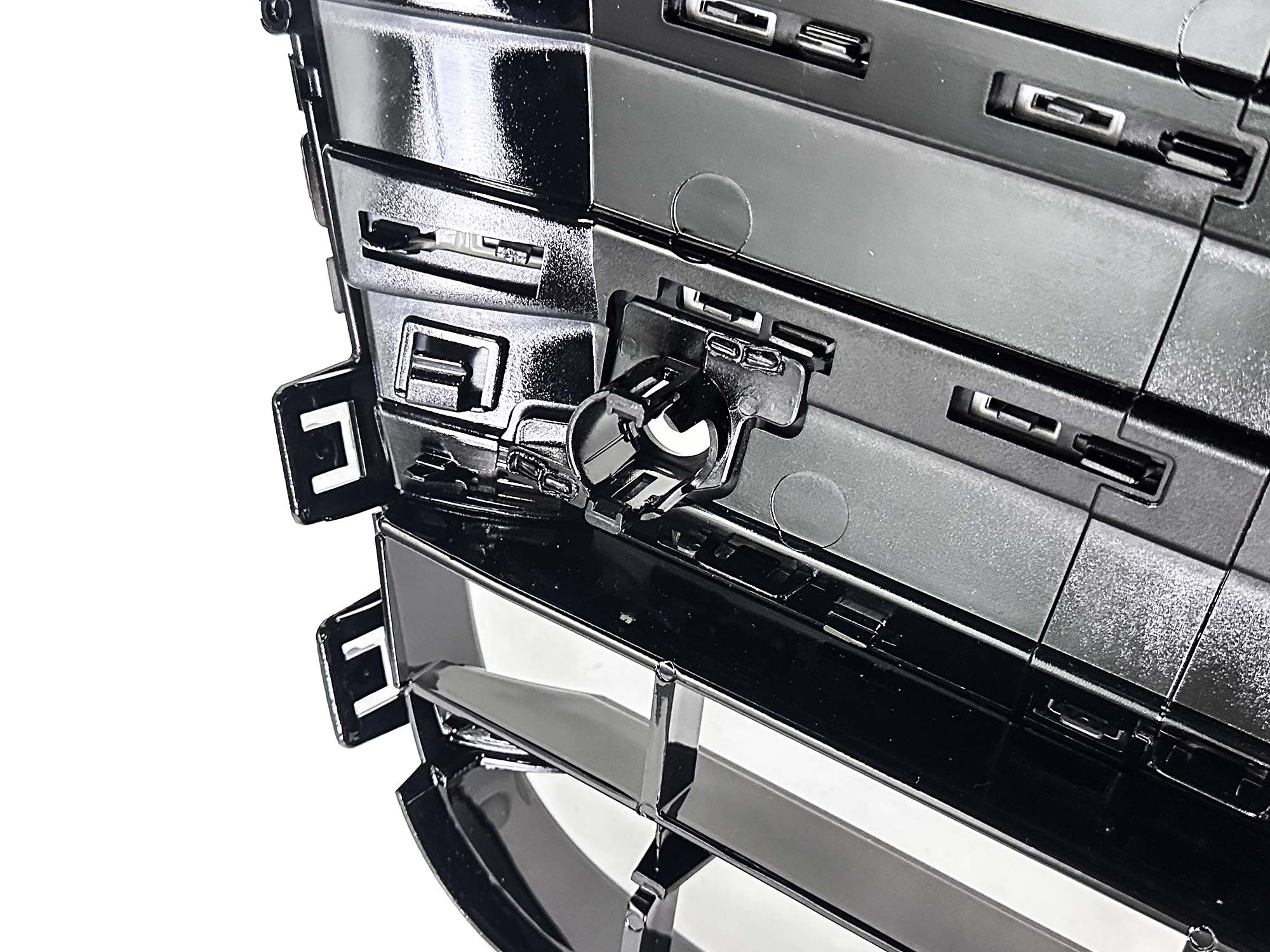 Schwarz Glanz Kühlergrill Grill für AUDI A6 C7 S6 4G Limo Avant 11-14 vor MOPF