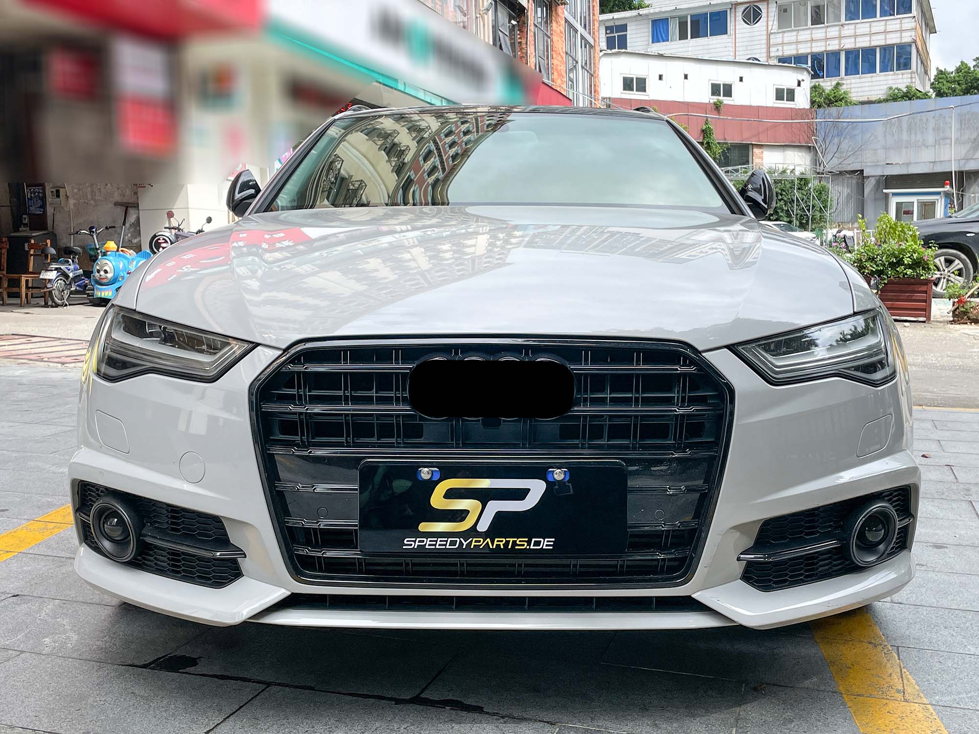 Kühlergrill Grill Schwarz für Audi A6 C7 4G S6 Limousine Avant S Line MOPF 2015-2018 fg178