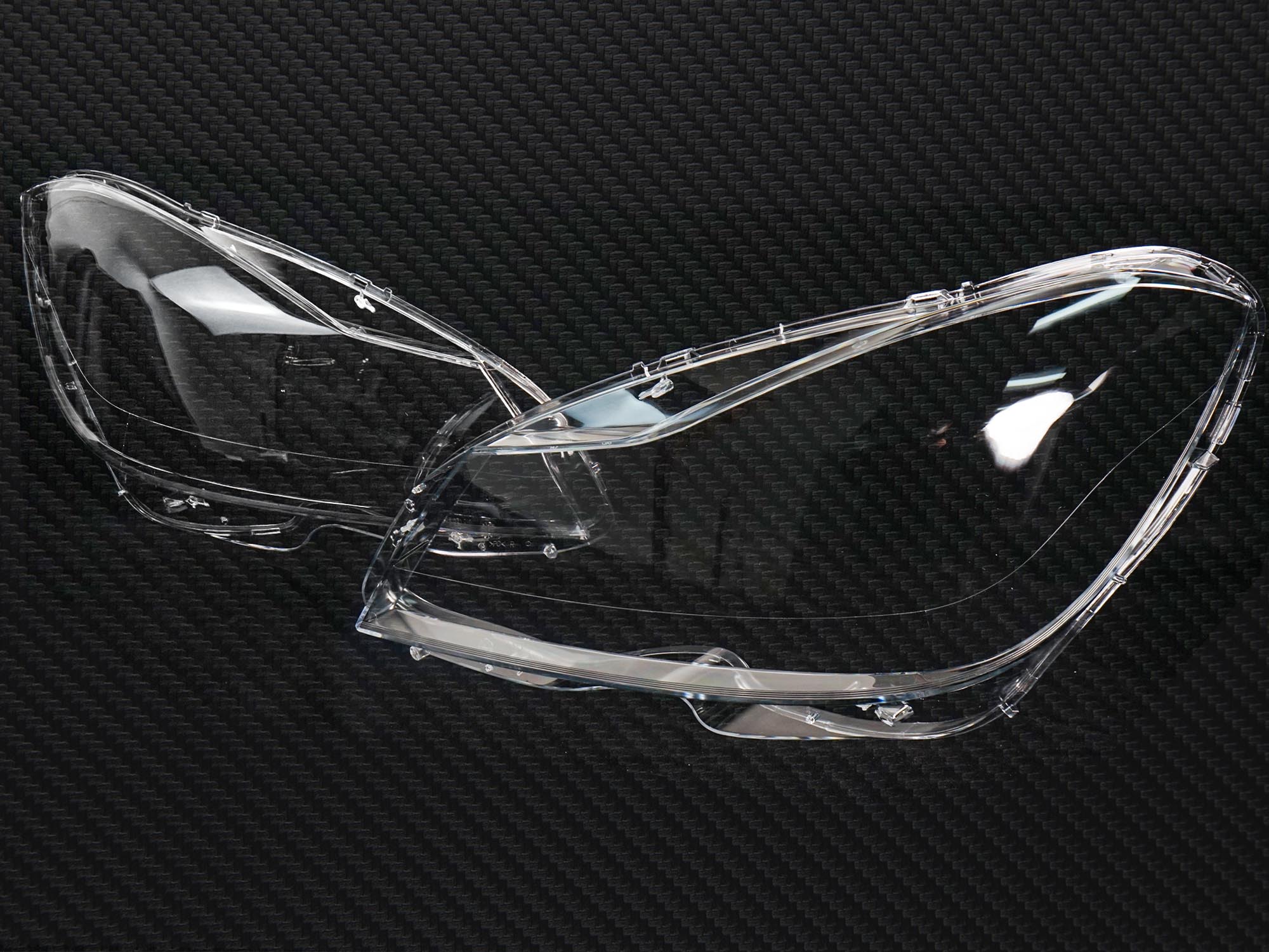 Klare Scheinwerfer-Abdeckungen Glas Paar für Mercede Benz C-Klasse W204 2011-2014