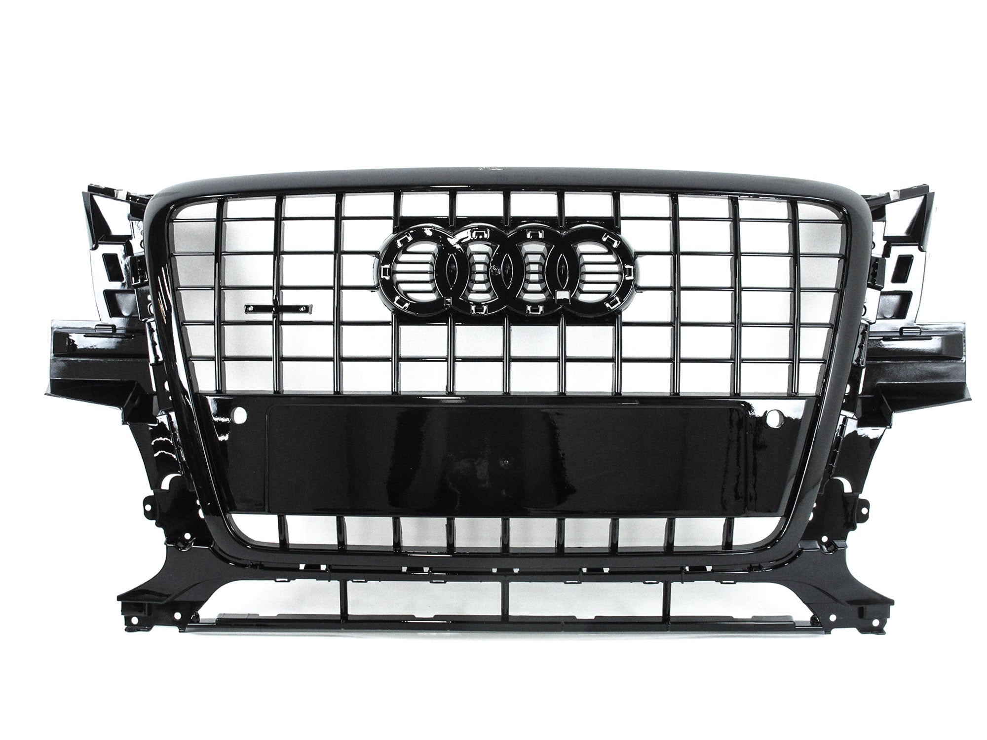 Frontgrill Kühlergrill Grill Schwarz Glänzend für Audi Q5 8R 2008-2012 VFL