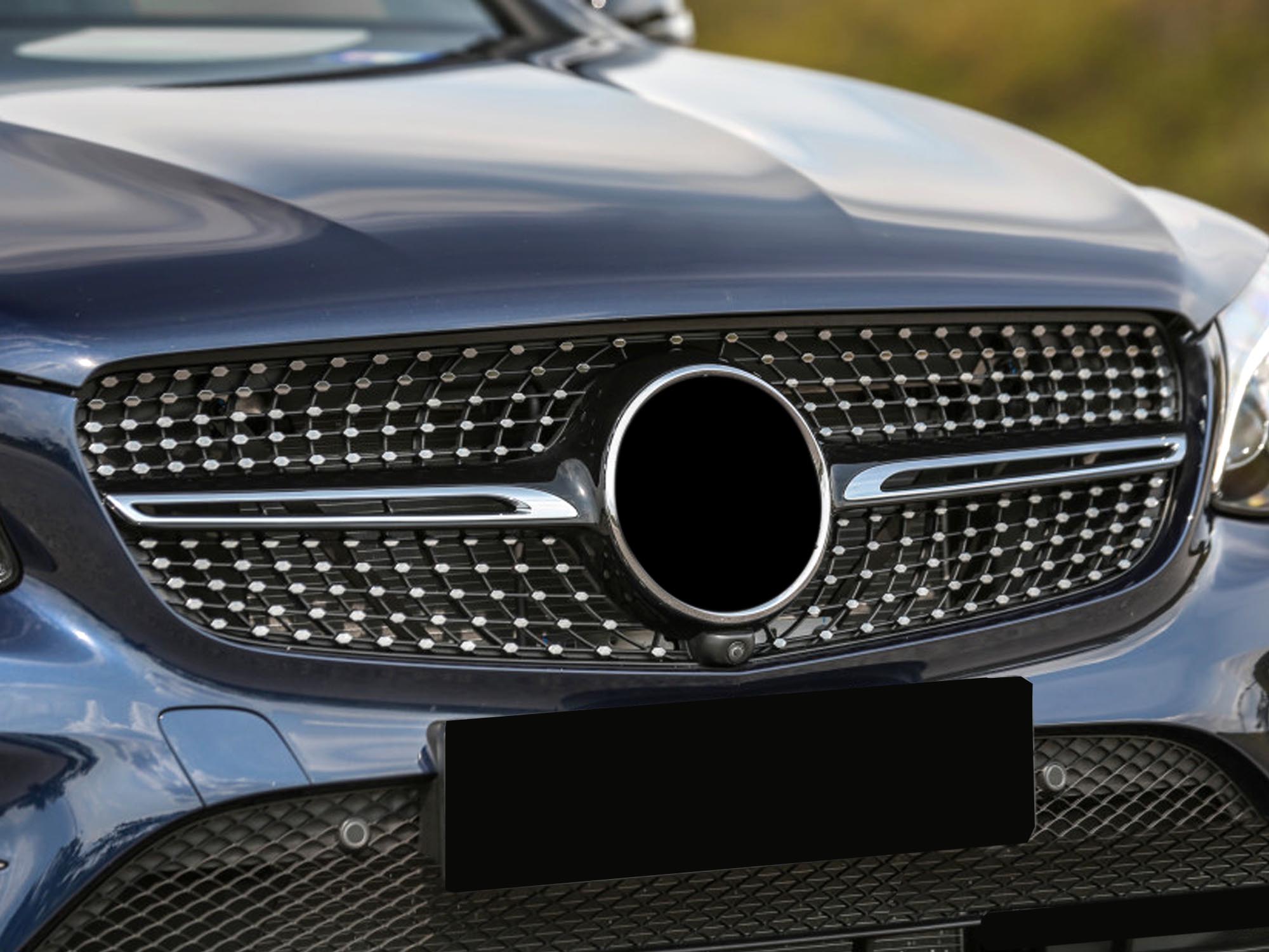 Diamantgrill Kühlergrill Front Grill für Mercedes Benz GLC X253 GLC43 AMG 2015-2019 pz143