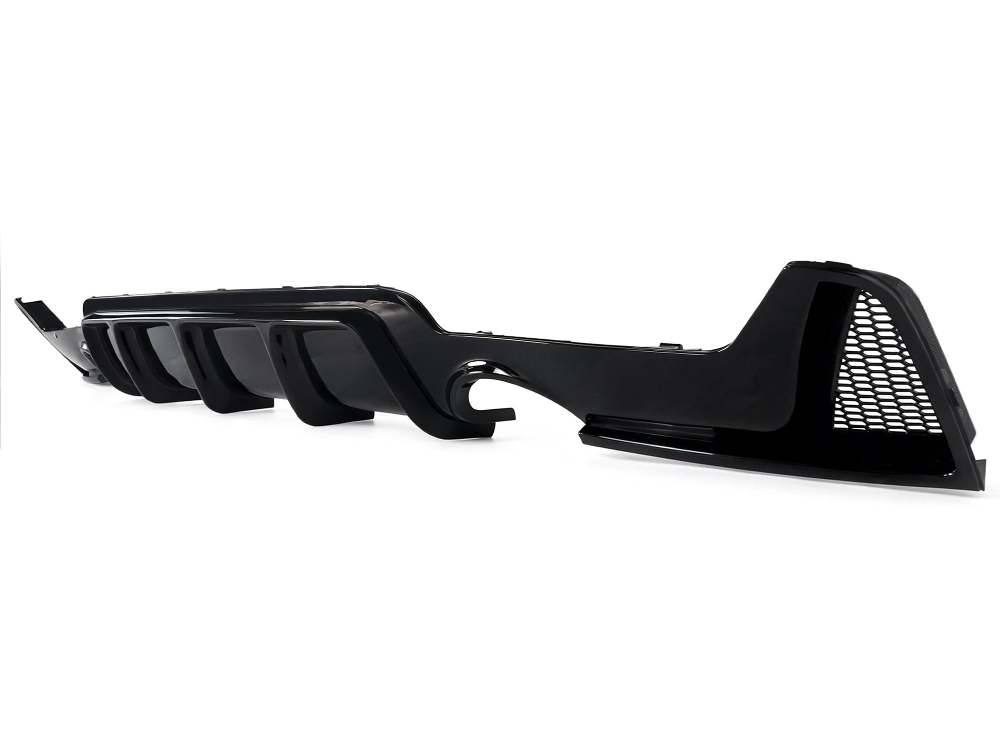 Diffusor Heckdiffusor Schwarz Glanz für BMW 4er F32 F33 F36 M Paket 13-20 OHNE ABE