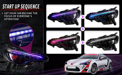 NEU LED Scheinwerfer Frontscheinwerfer mit E-Prüfzeichen für Toyota GT86 Scion FR-S Subaru BRZ 2012-2020