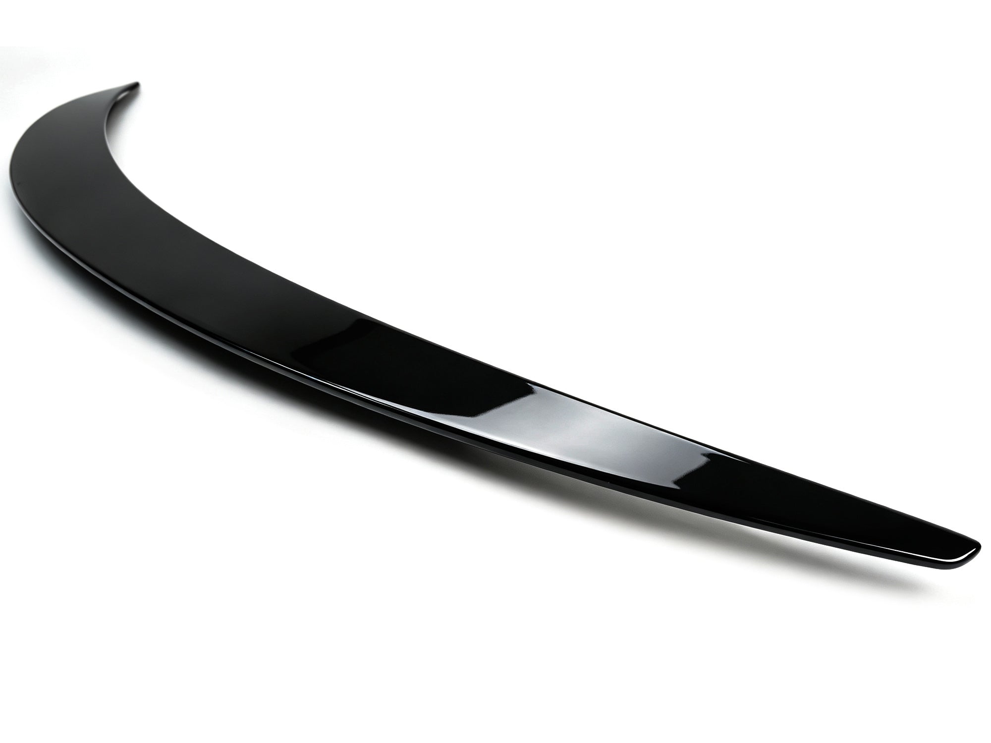 Heckspoiler Spoiler Lippe Schwarz Glanz für Mercedes Benz S Klasse W223 Limo 2020+