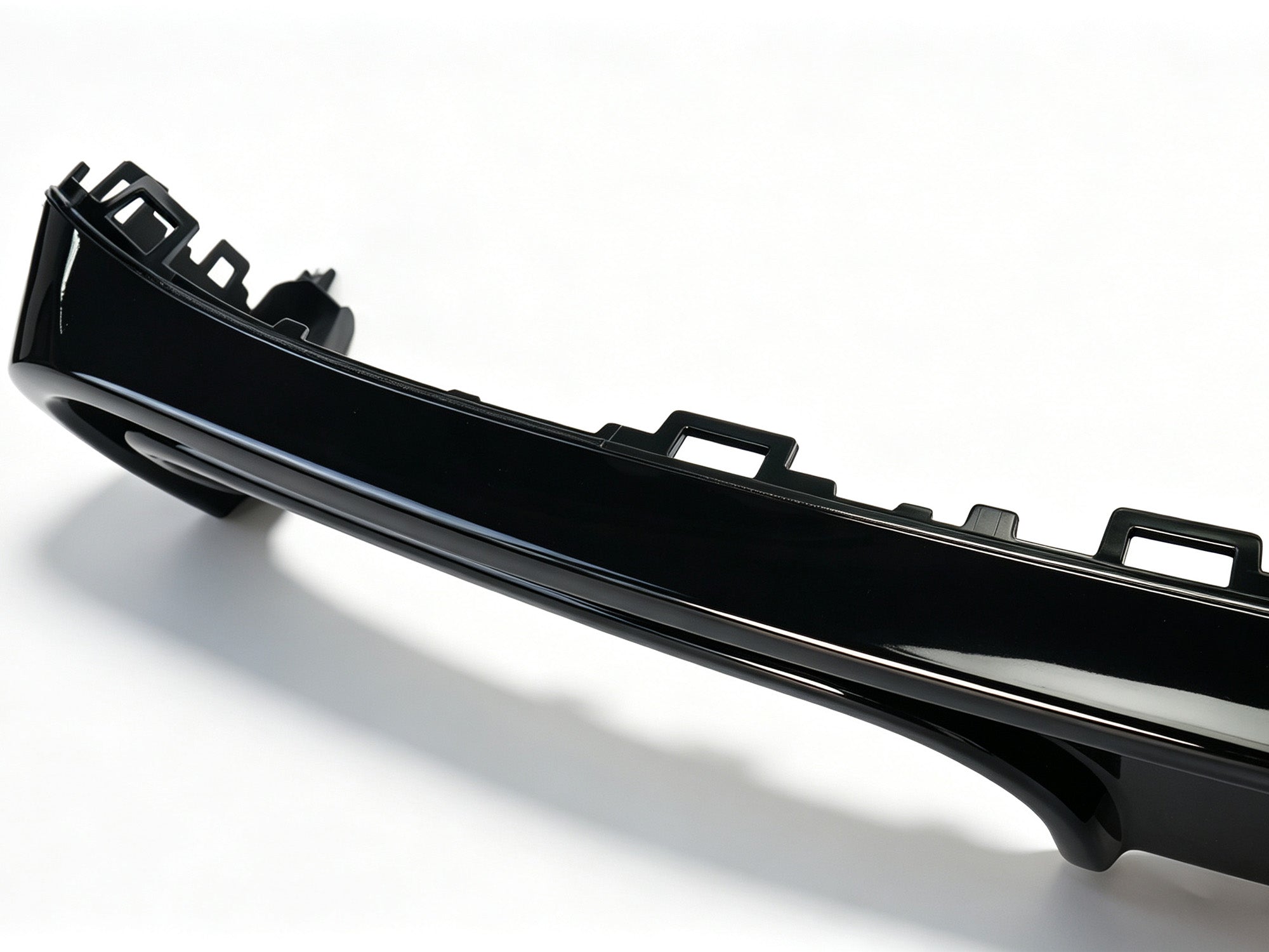 Schwarz Diffusor Heckdiffusor mit LED Licht für Audi A6 S6 C8 S Line ohne AHK KEIN ABE
