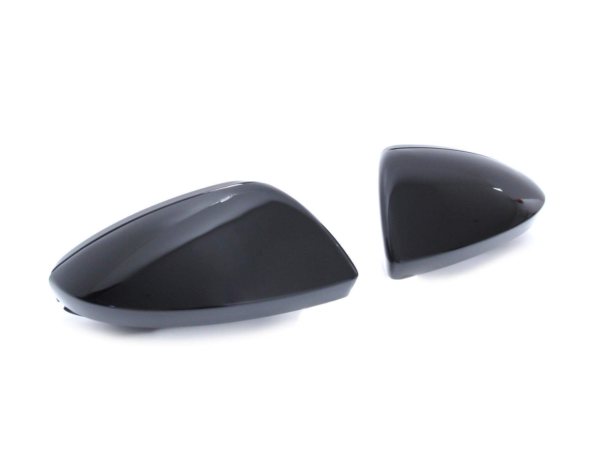 NEU Spiegelkappen Außenspiegel Schwarz Glanz für Audi A6 C8 A7 4K Ohne SideAssist mc145